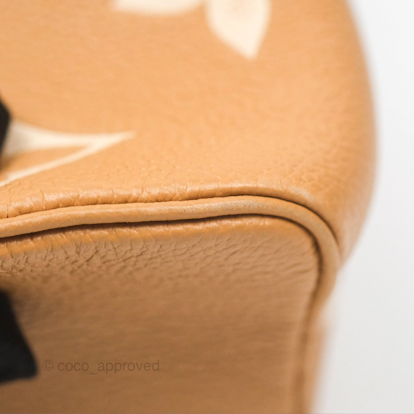 Louis Vuitton Nano Speedy Monogram Arizona Creme