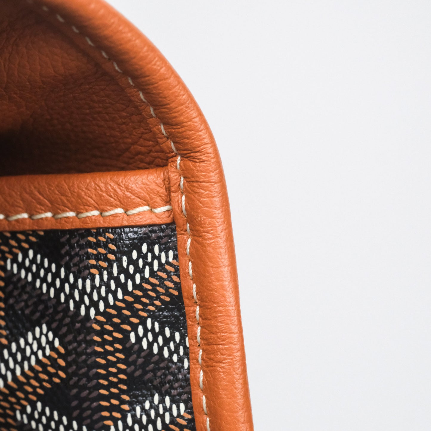 Goyard Saint Léger Backpack Black/ Tan