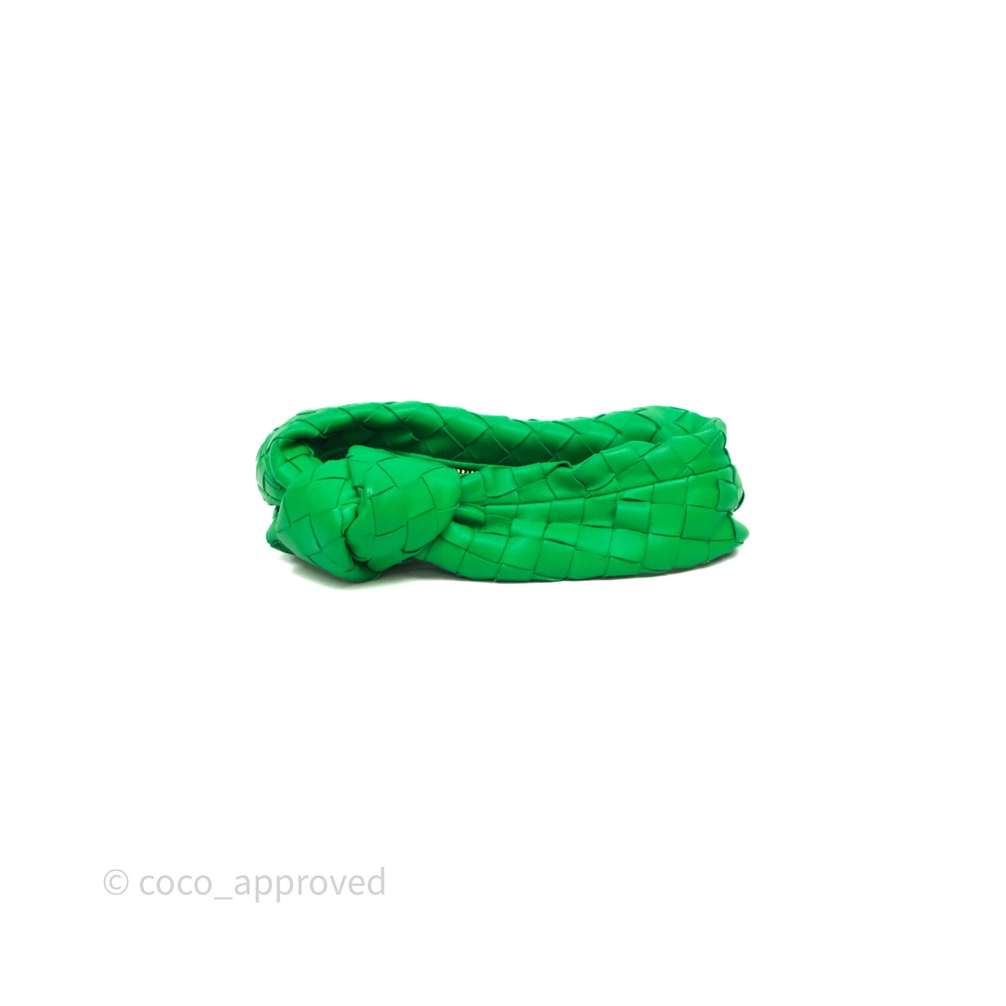 Bottega Veneta Mini Jodie Bag Green Intrecciato Lambskin