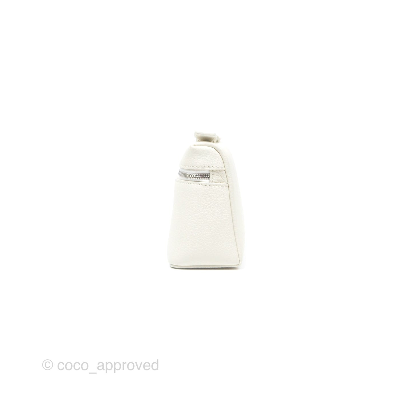 Loro Piana Extra Pocket L19 White Grained Calfskin