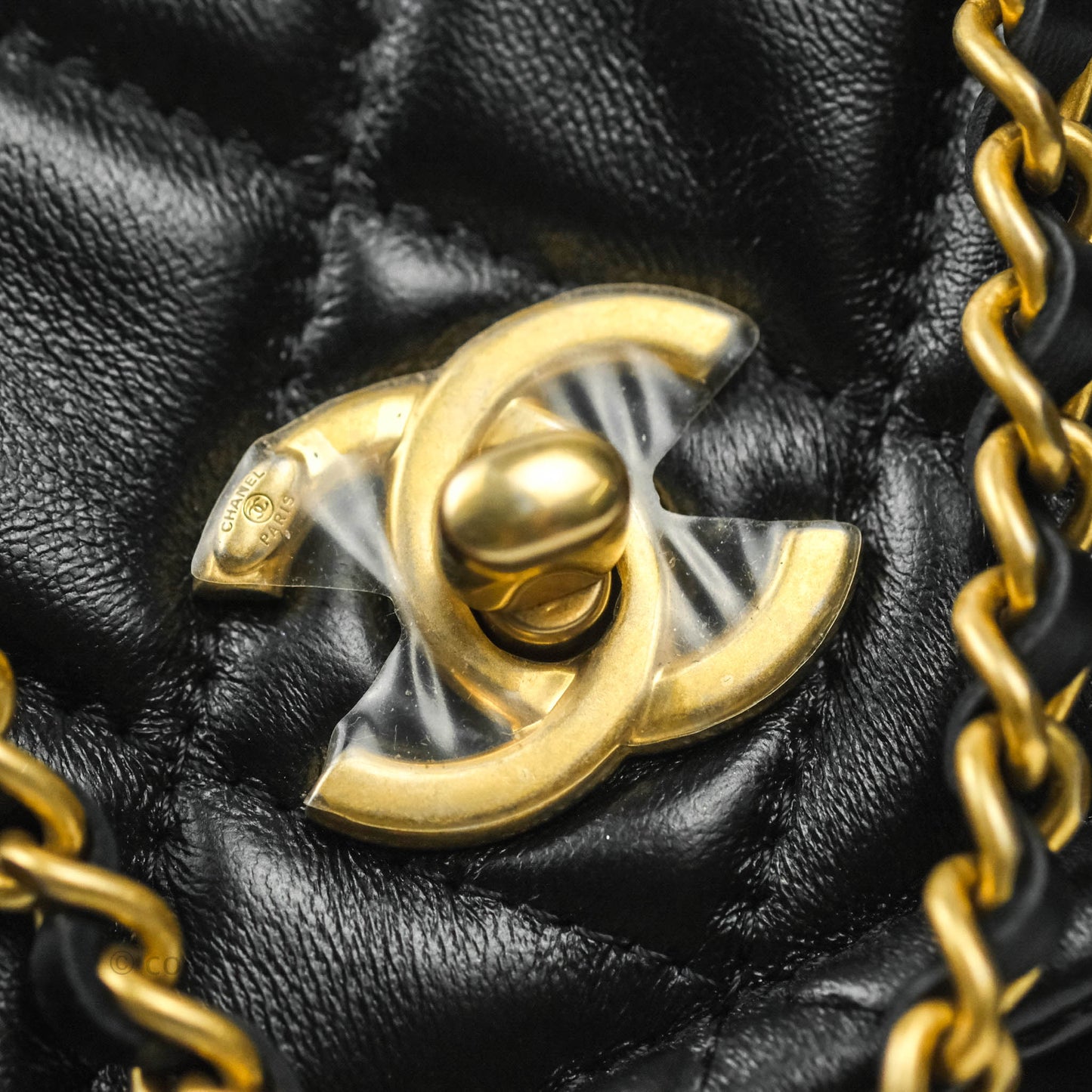 Chanel Clutch With Chain (O-purse-vanity With Chain) Black