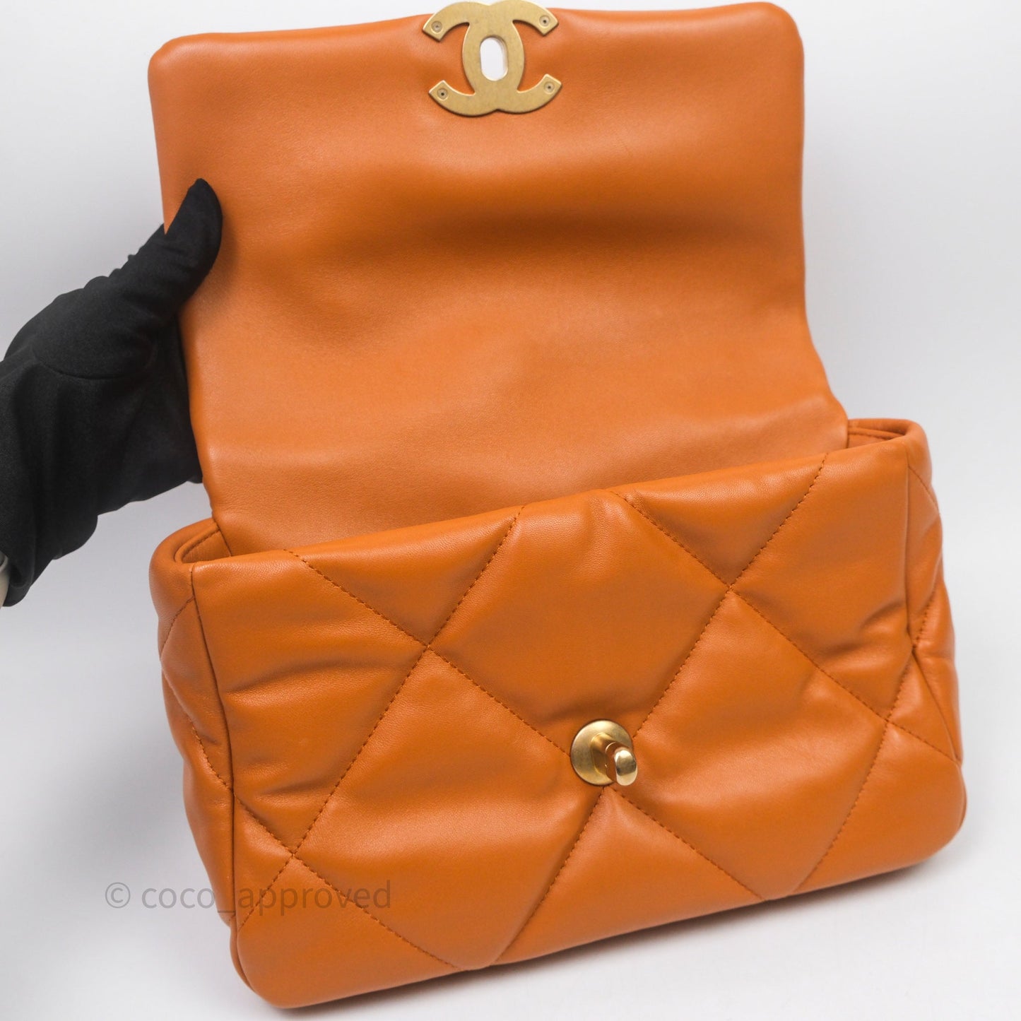 Chanel 19 Small Caramel Mixed Hardware