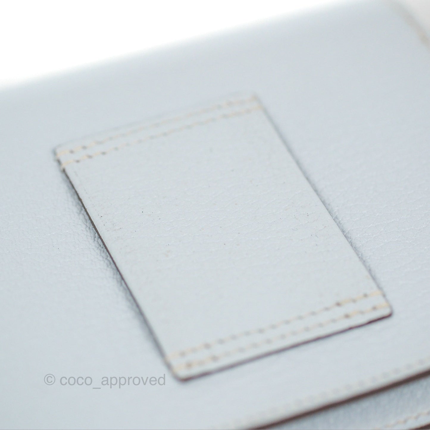 Hermès Roulis Slim Wallet Bleu Brume Chevre Mysore Palladium Hardware