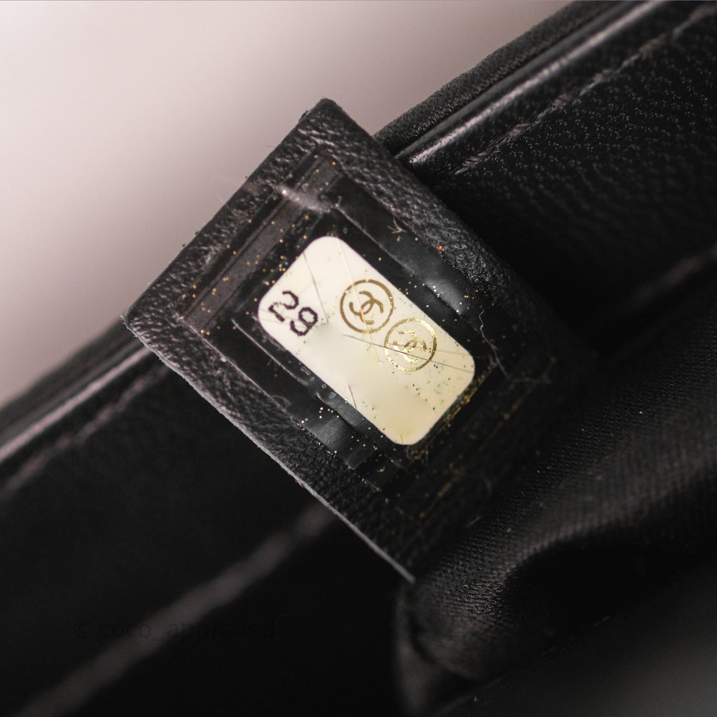 Chanel Mini Flap Bag Sequin Black/ Navy Gun Metal Hardware
