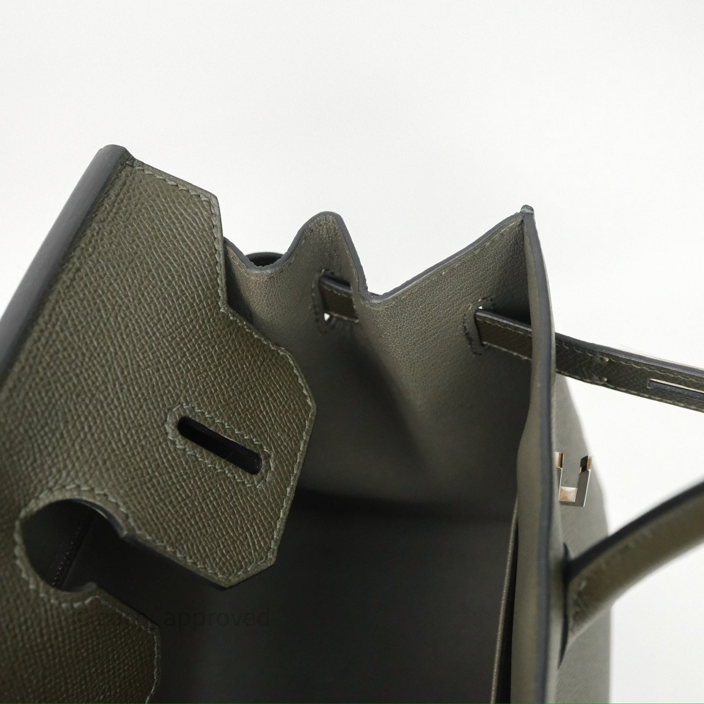 Hermès Birkin 30 Vert de Gris C6 Epsom Sliver Hardware