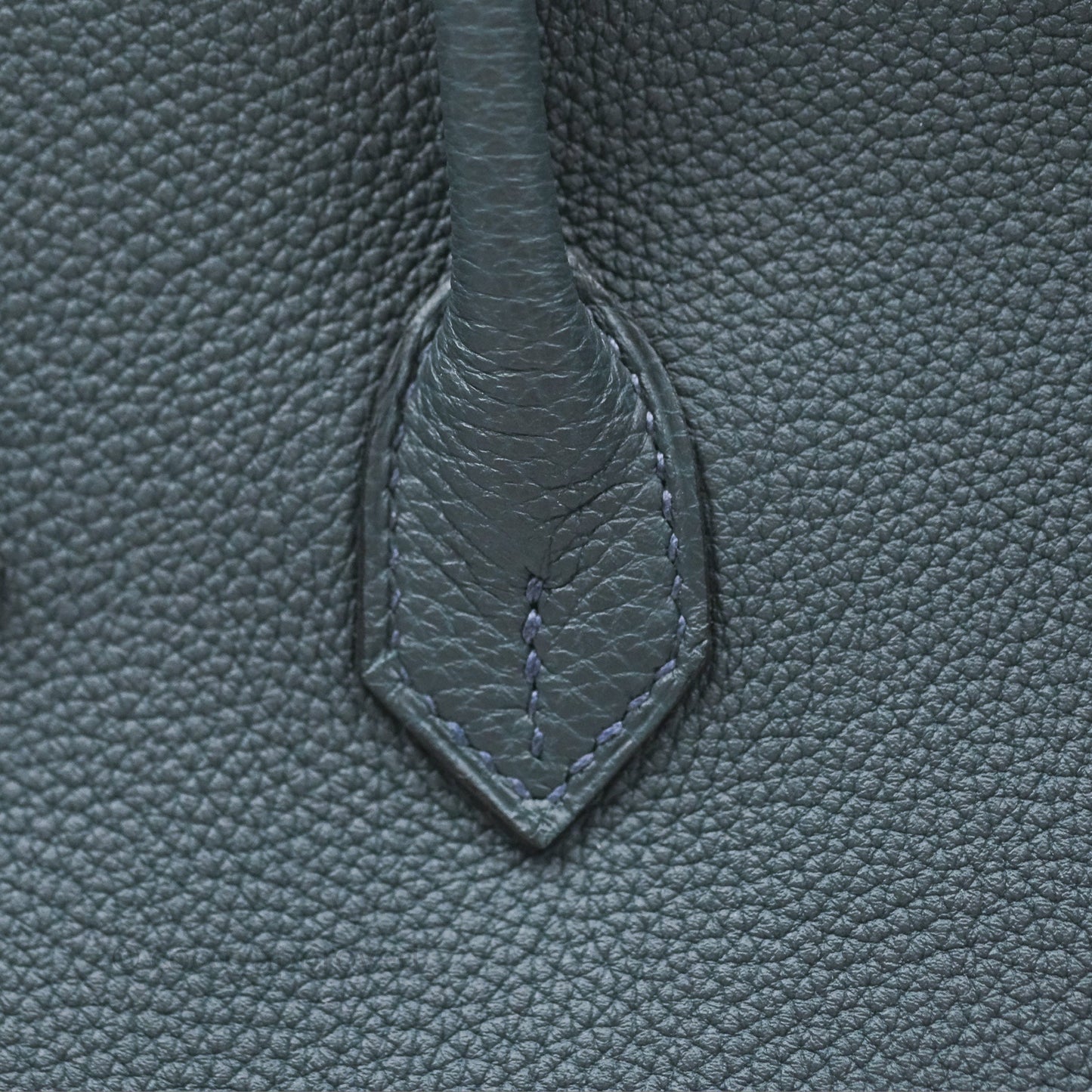 Hermès Birkin 25 Retourne Vert Rousseau V0 Togo Gold Hardware