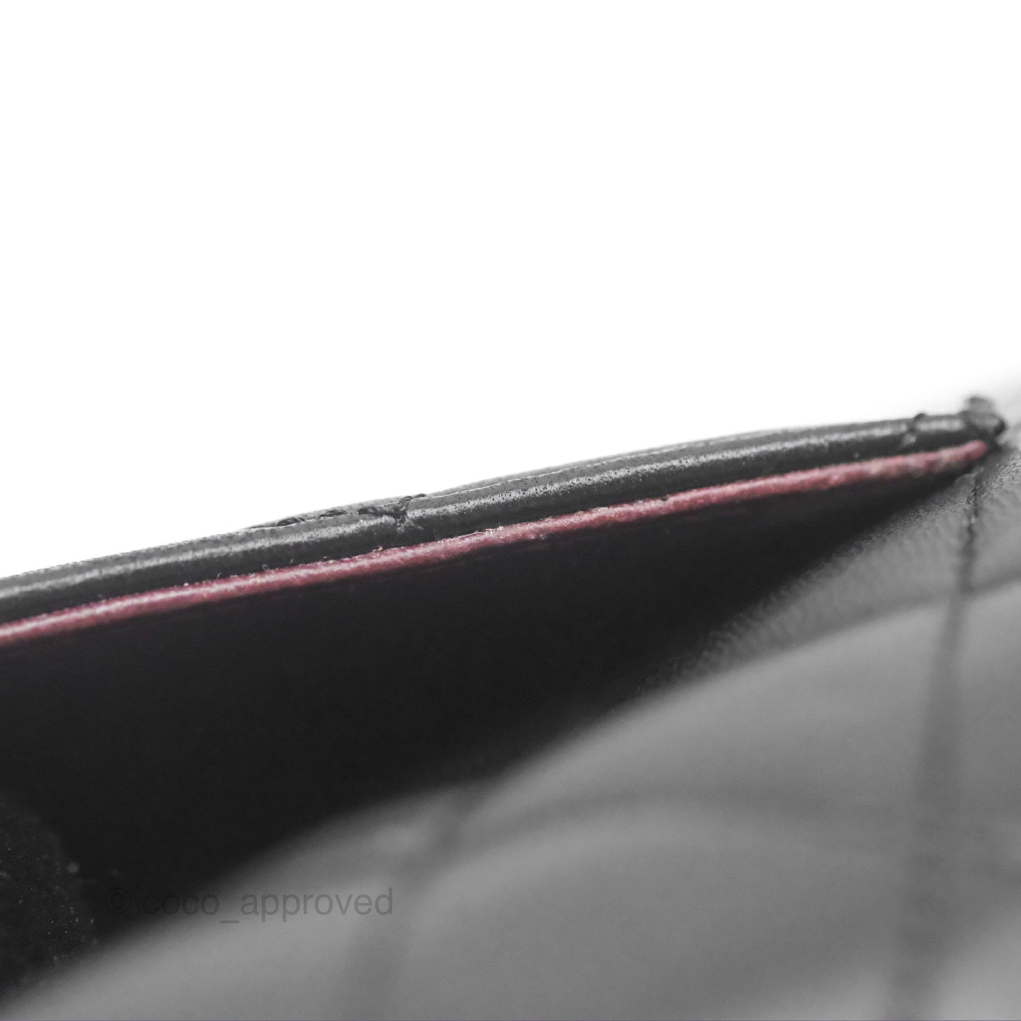 Chanel Classic M/L Medium Flap Quilted Black Lambskin Silver Hardware