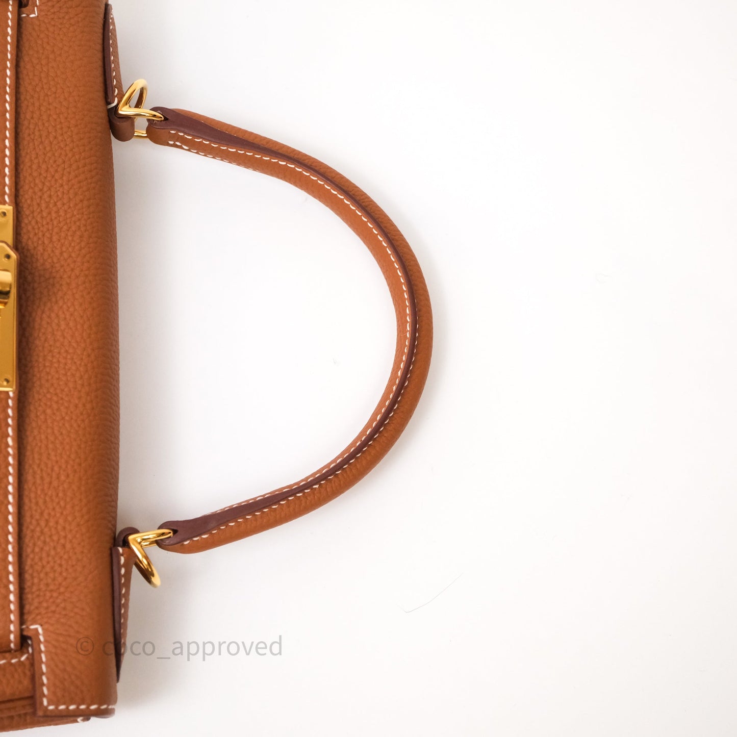Hermes Kelly 28 Gold Togo Gold Hardware