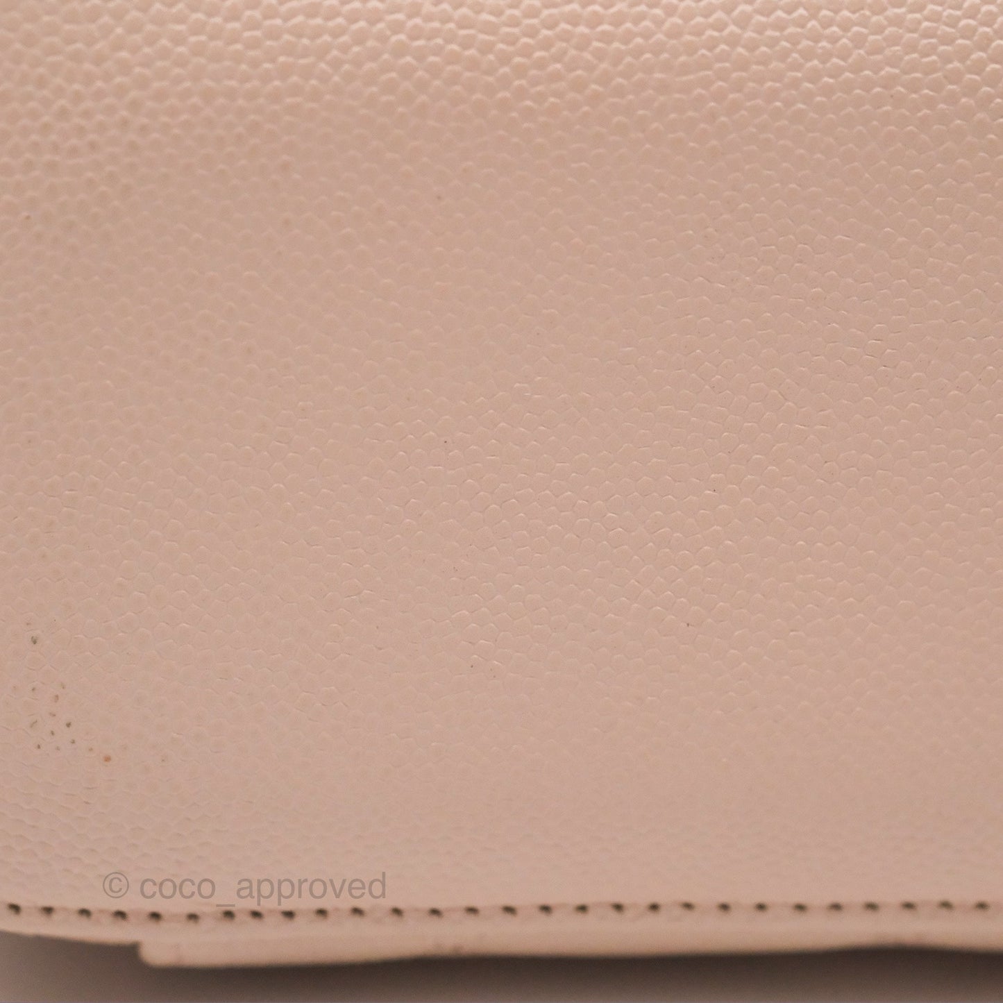 Chanel Vanity Rectangular With Chain Pink Caviar Gold Hardware