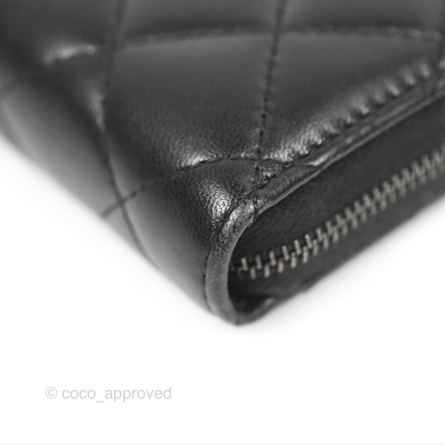 Chanel Classic Zipped Coin Purse So Black Lambskin