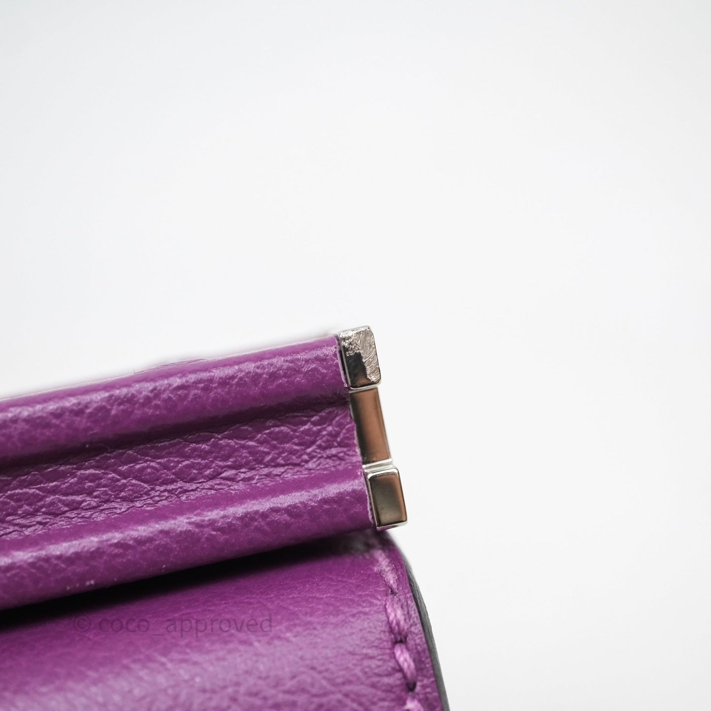 Hermes Clic H Bag Anemone P9 Veau Evercolor Palladium Hardware