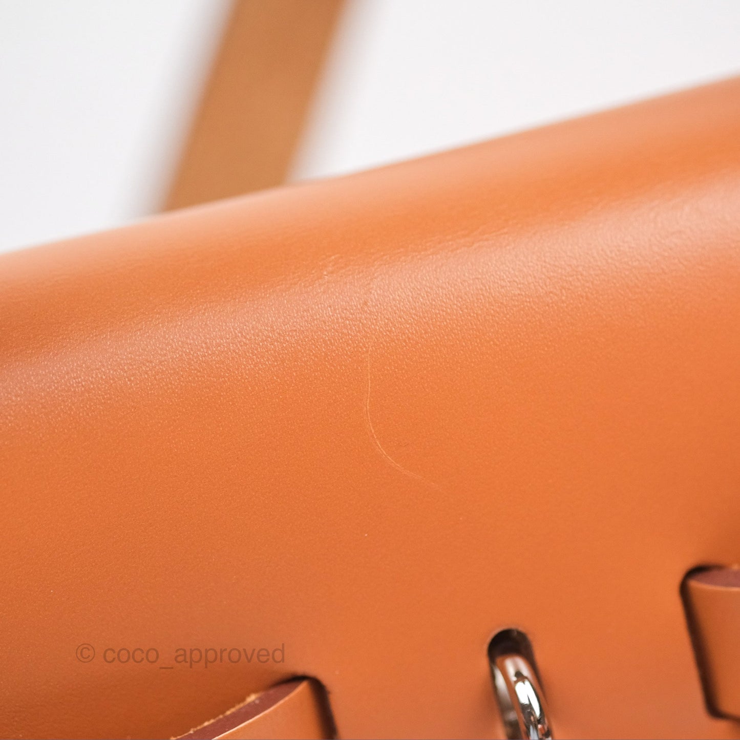 Hermès Herbag Zip 31 Rouge Tomate S5/ Naturel 27 Canvas Palladium Hardware