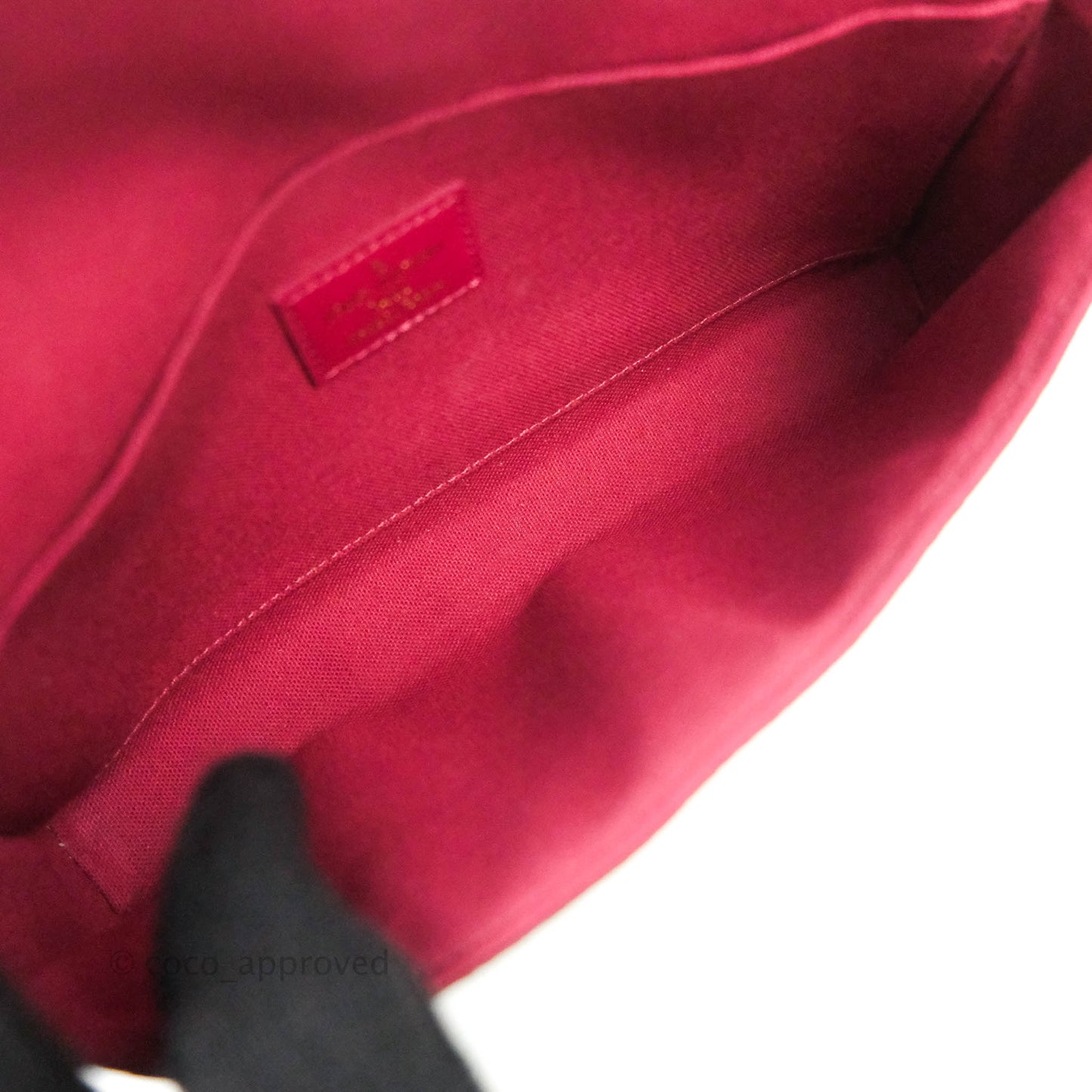 Louis Vuitton Monogram Canvas Pochette Félicie Bag Fuchsia Pink