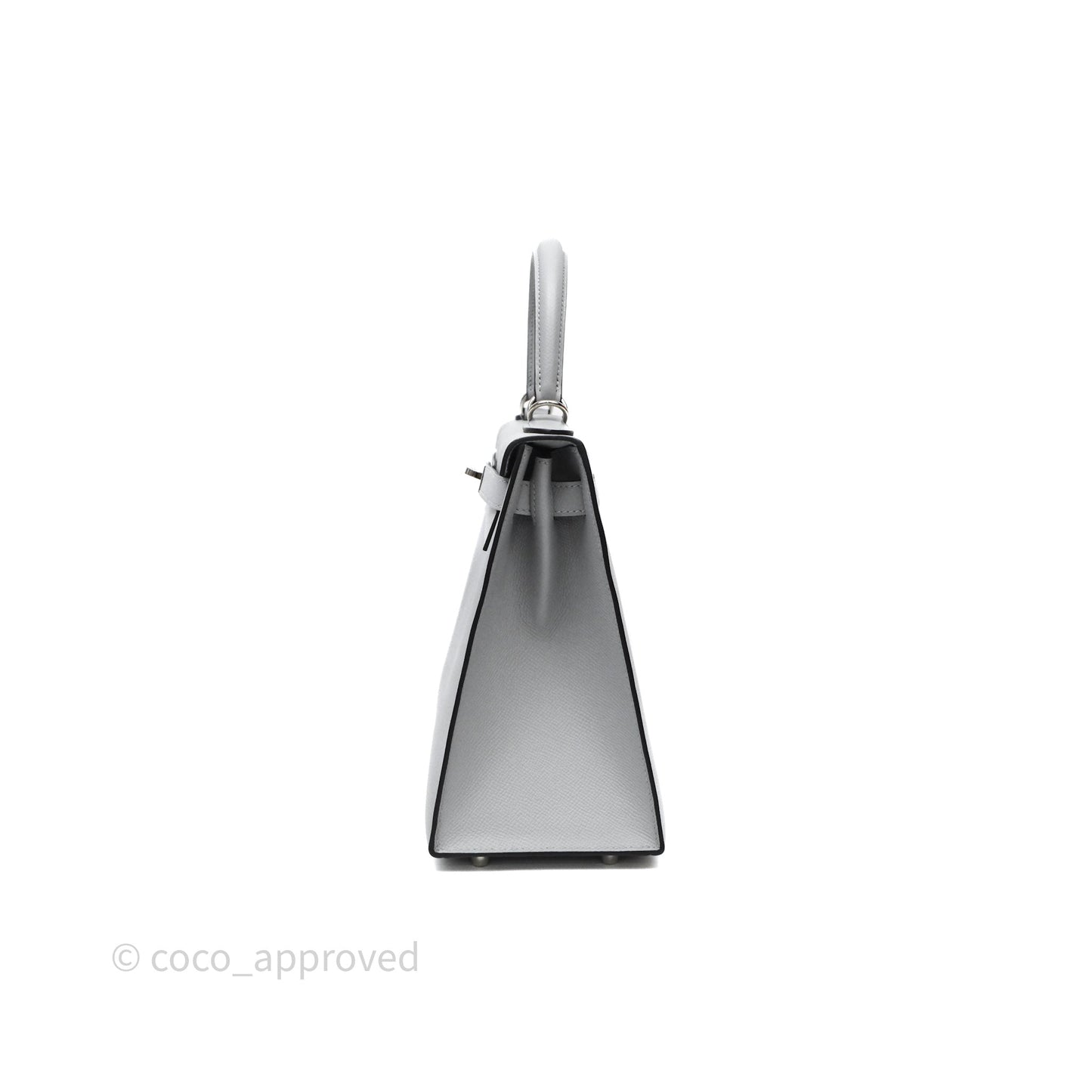 Hermès Kelly 28 Bleu Glacier 8U Epsom Palladium Hardware