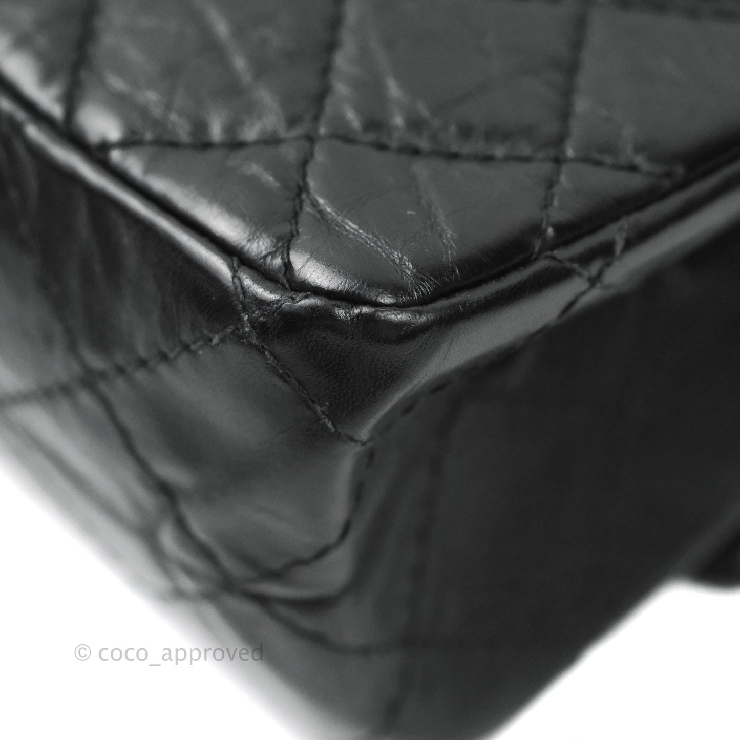 Chanel Reissue Quilted Aged Calfskin Black Ruthenium Hardware 226