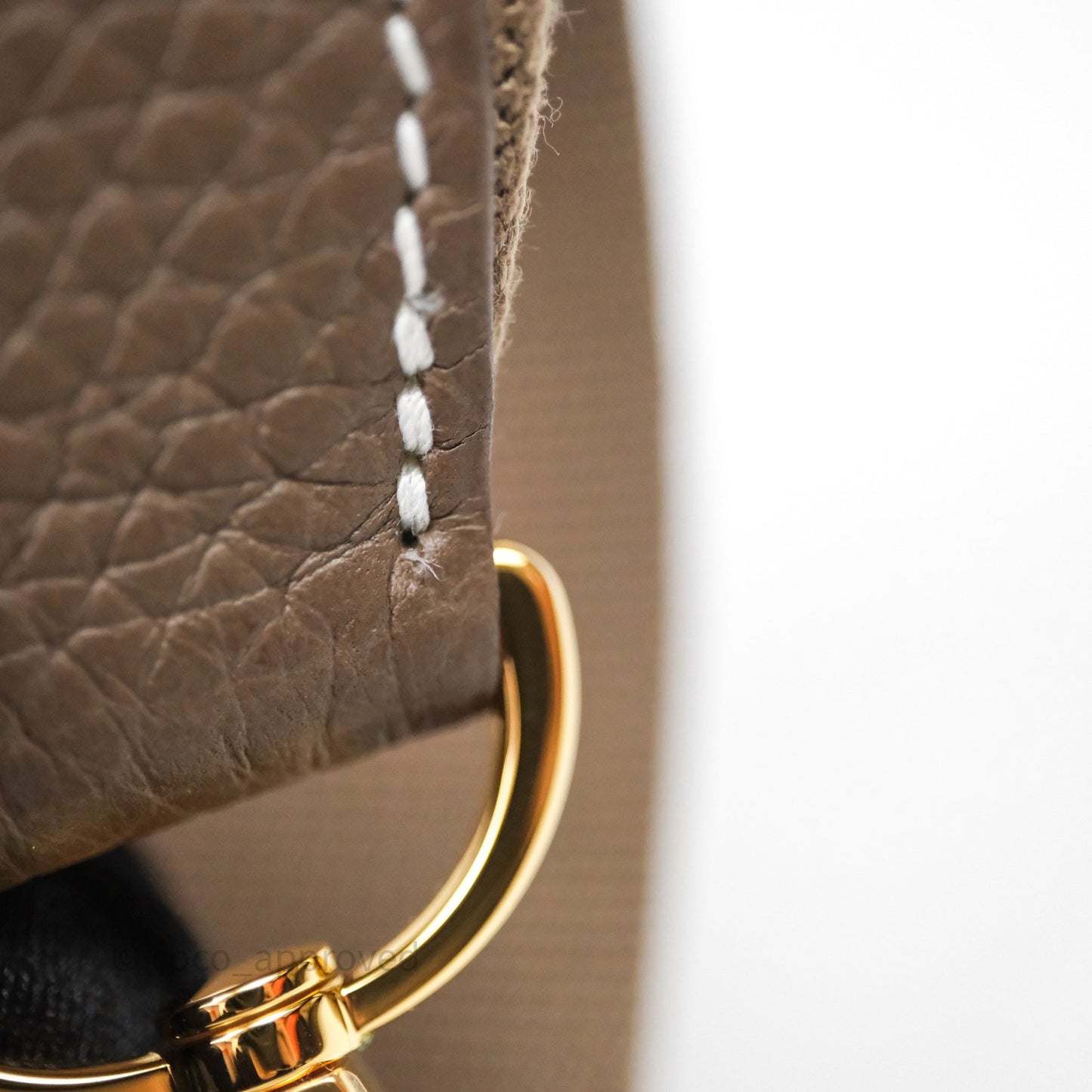 Hermes Evelyne III 29 Etoupe 18 Taurillon Clemence Gold Hardware