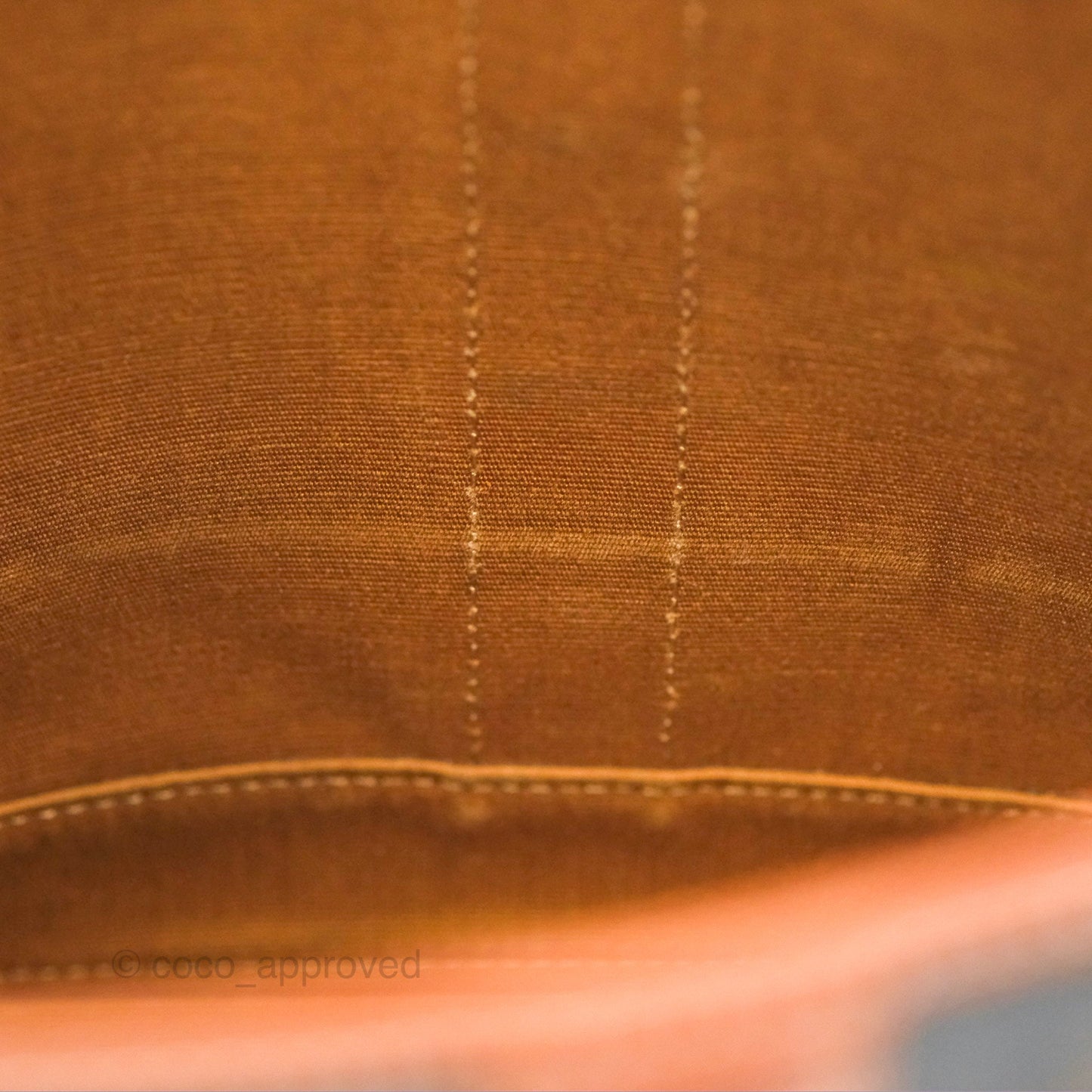 Celine Small Bucket Triomphe Canvas Tan Calfskin