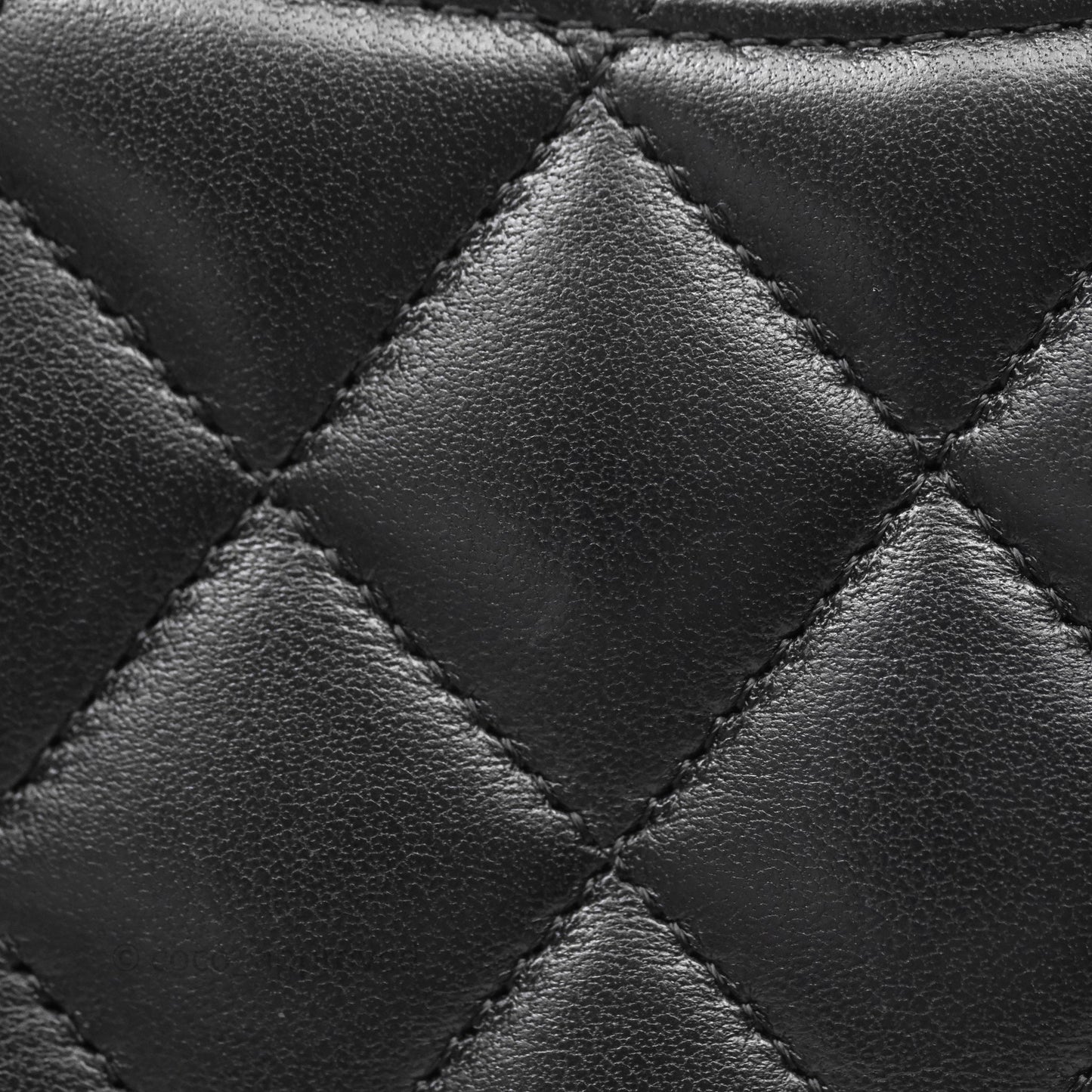 Chanel Small Classic Flap Quilted Black Lambskin Gold Hardware