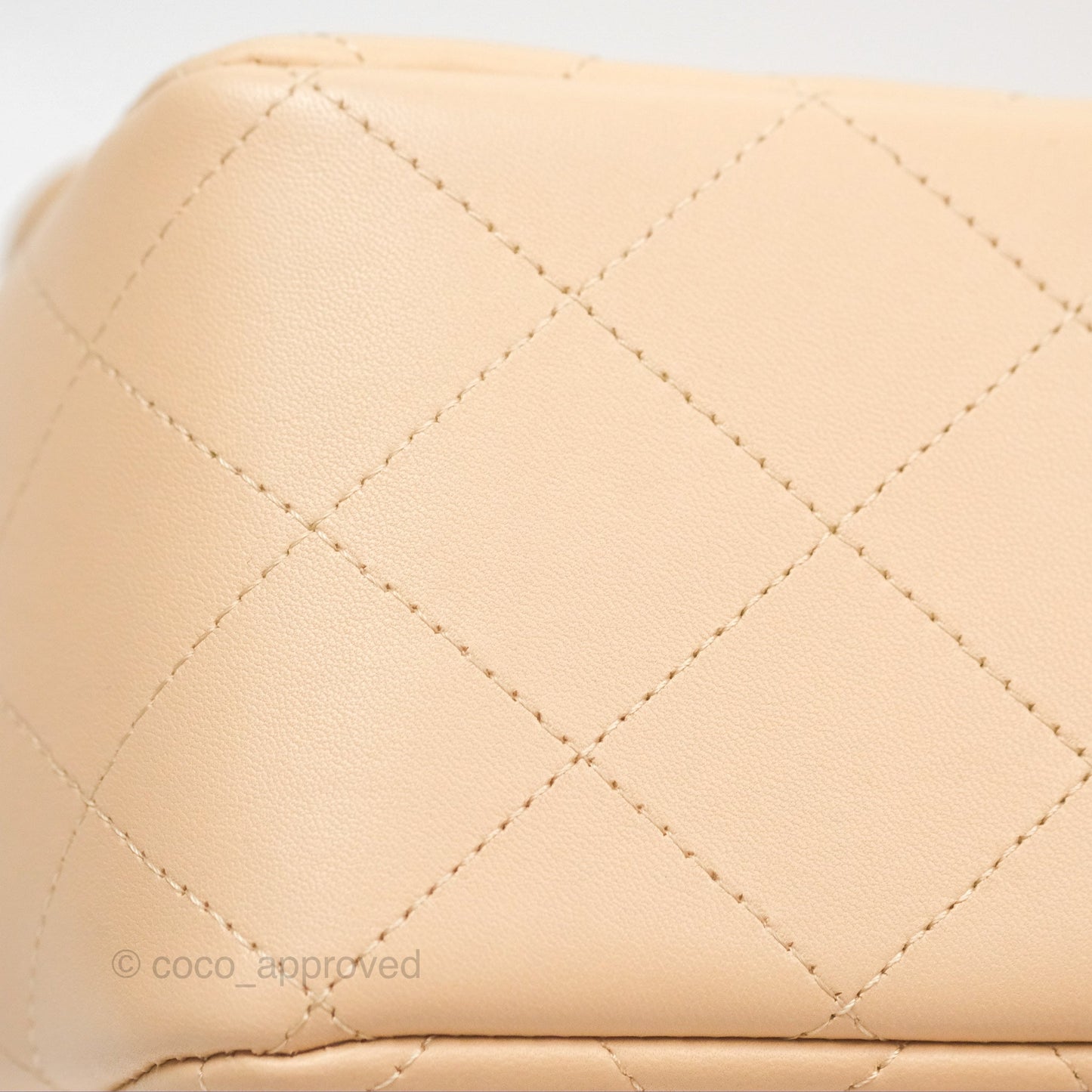 Chanel Jumbo Double Flap Beige Lambskin Gold Hardware⁣⁣