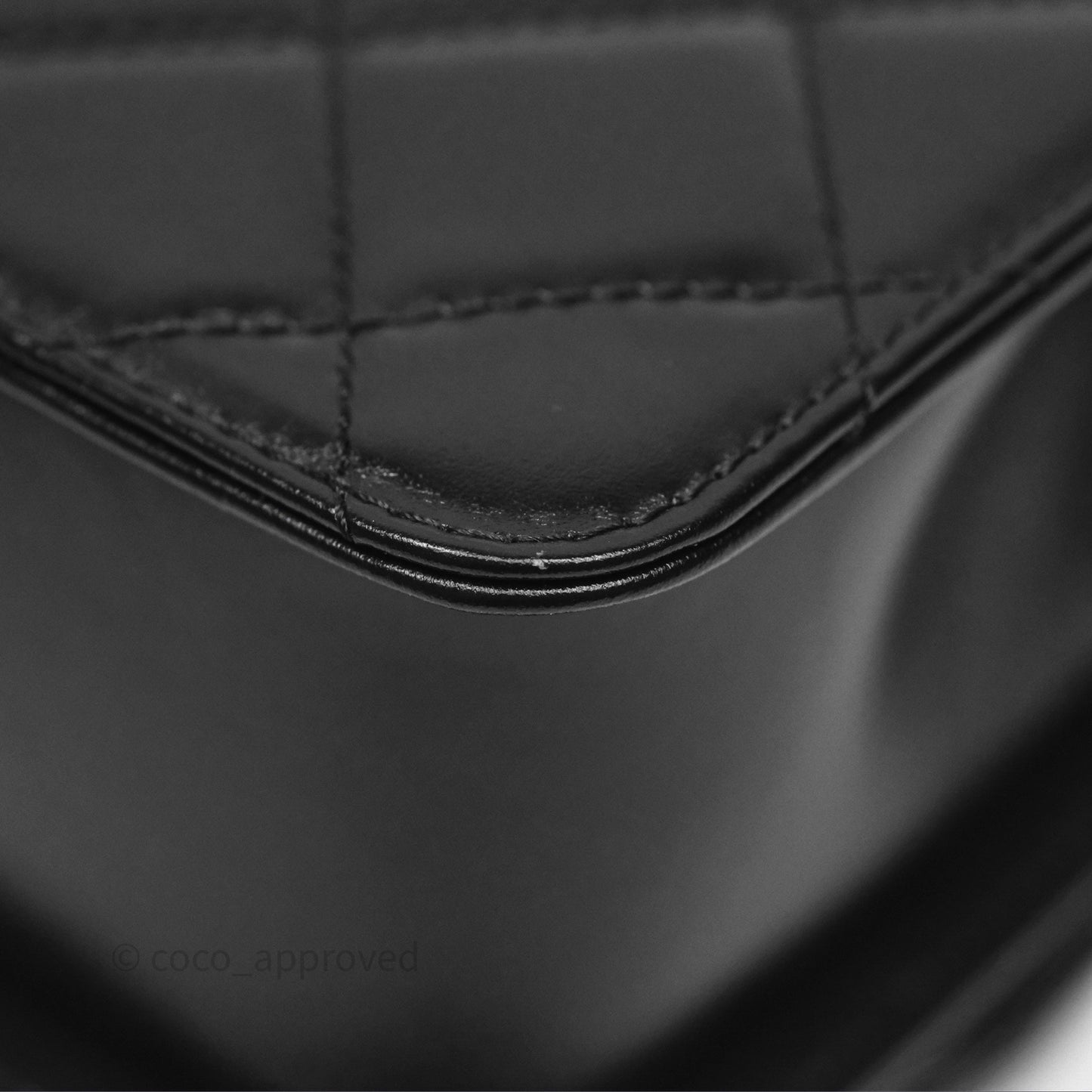 Chanel Quilted Small Perfect Fit Adjustable Black Calfskin Aged Gold Hardware