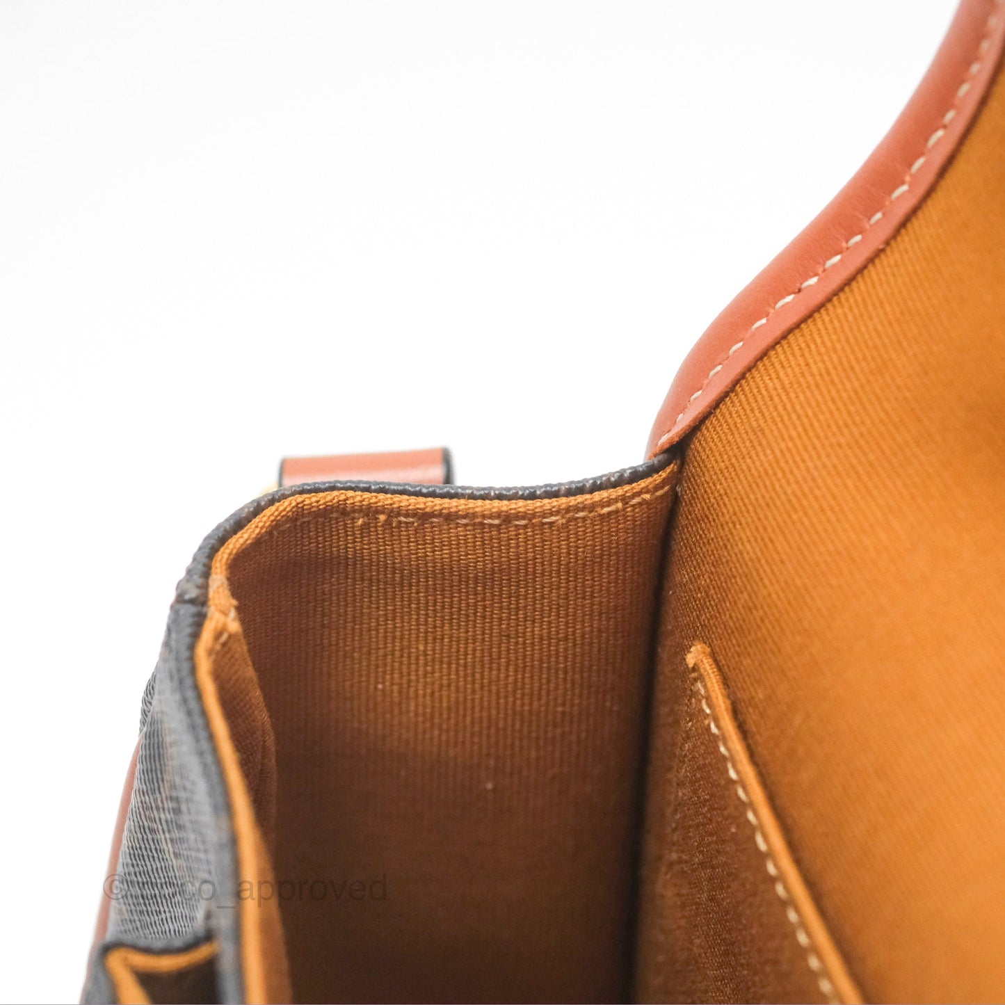 Celine Medium Folco Bag Triomphe Canvas Tan