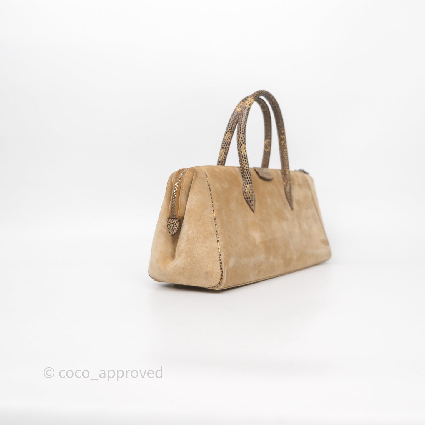 Hermès Beige Veau Doblis Salvator Lizard 27 Bombay Palladium Hardware