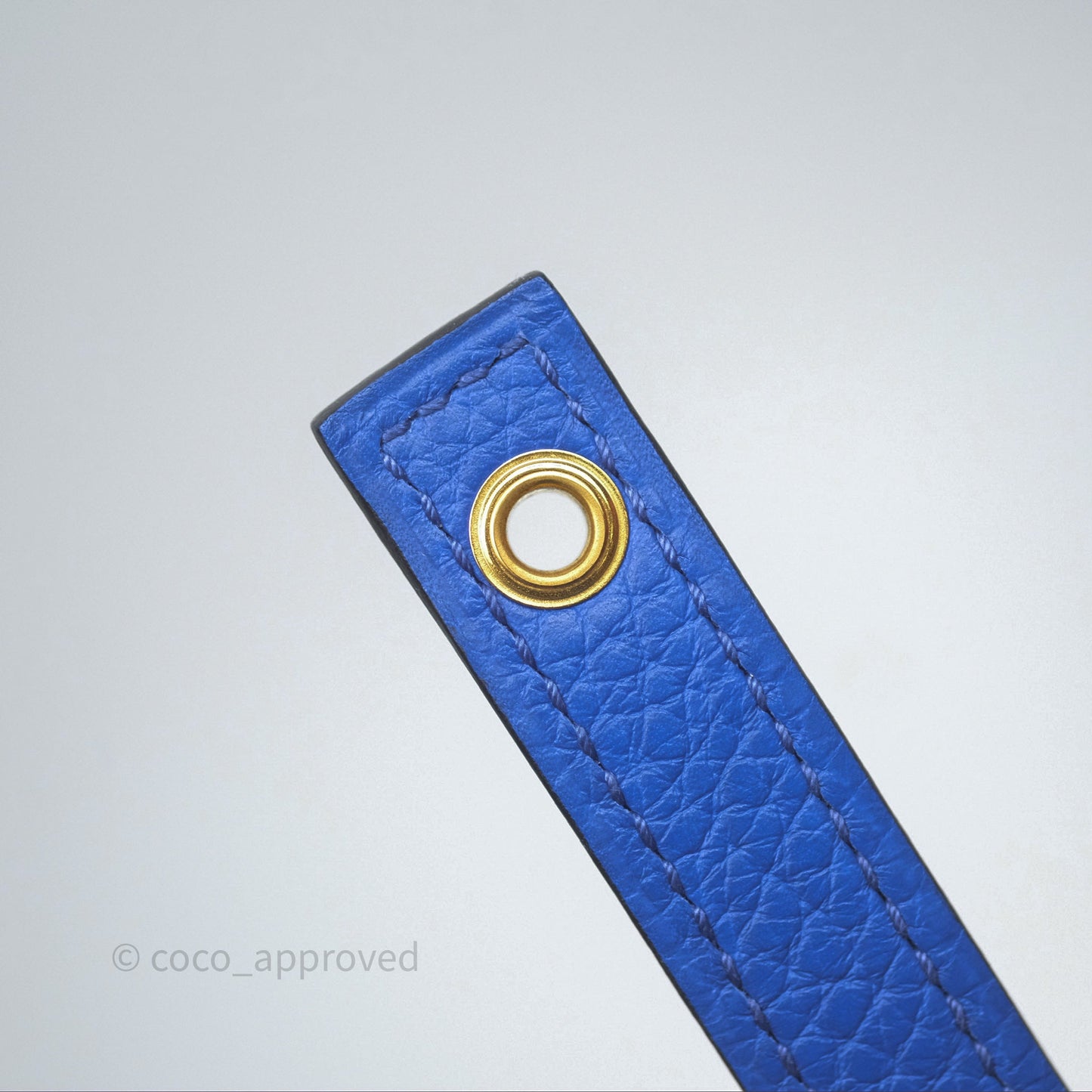 Hermès Picotin 18 Bleu Électrique 7T Clemence Gold Hardware