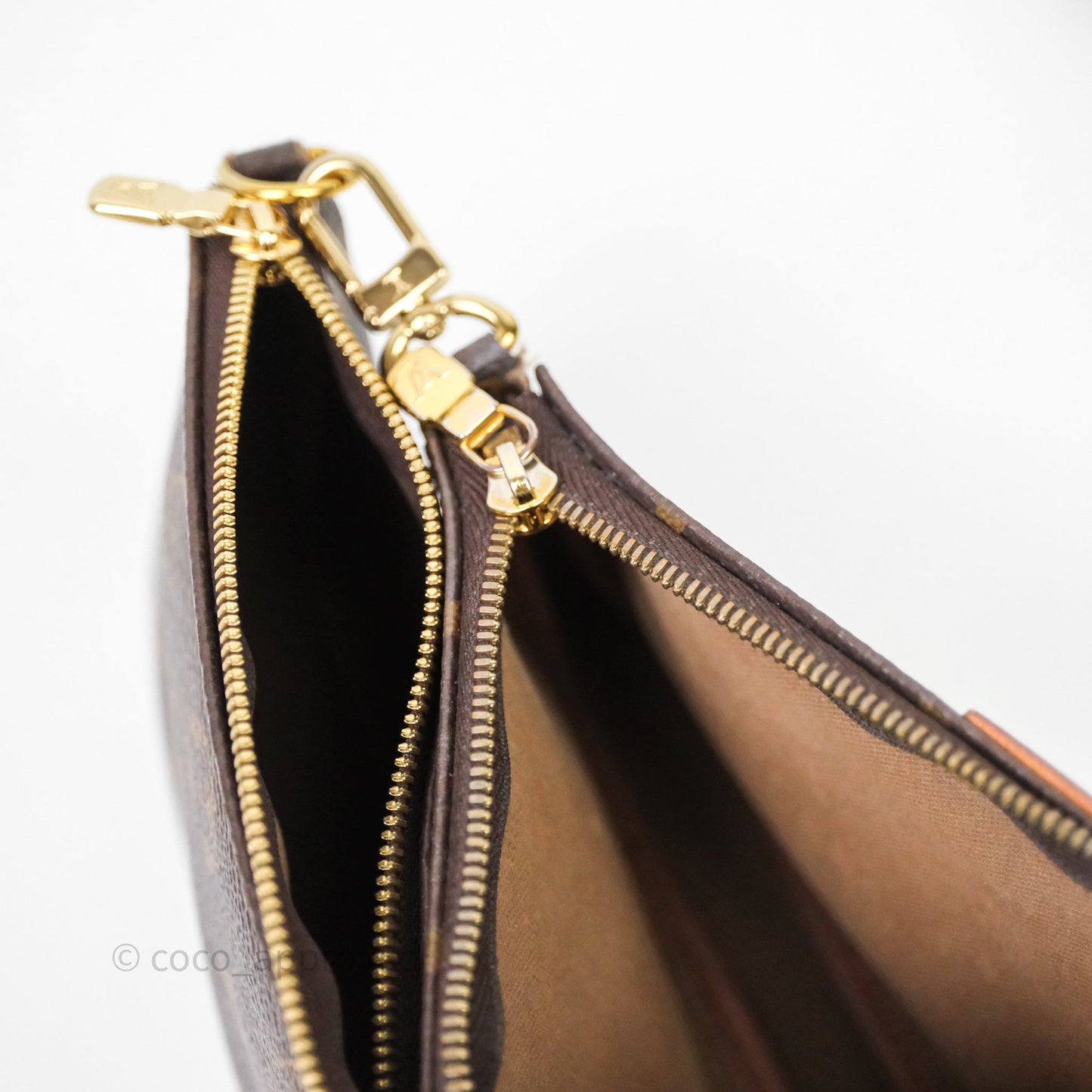 Louis Vuitton Multi Pochette Accessories Khaki Monogram Canvas