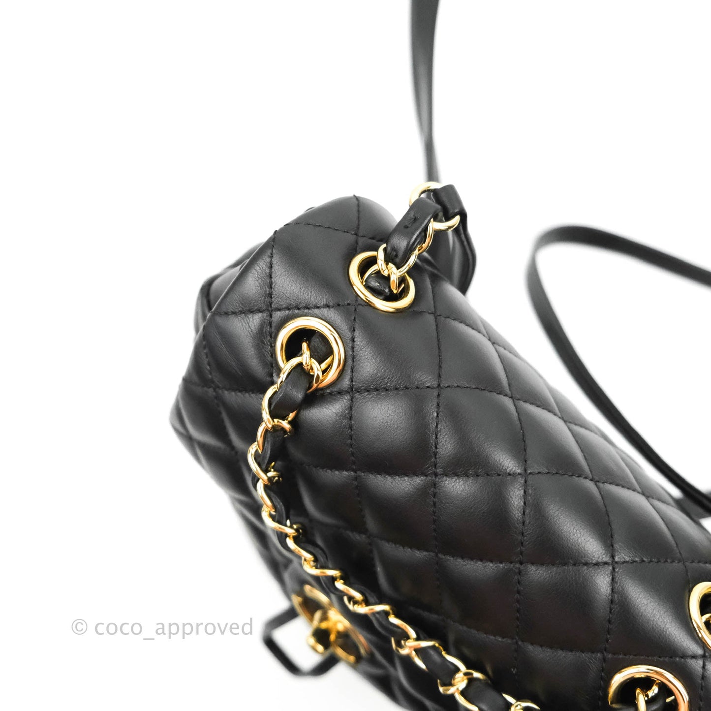 Chanel Quilted Small Urban Spirit Backpack Calfskin Black Gold Hardware