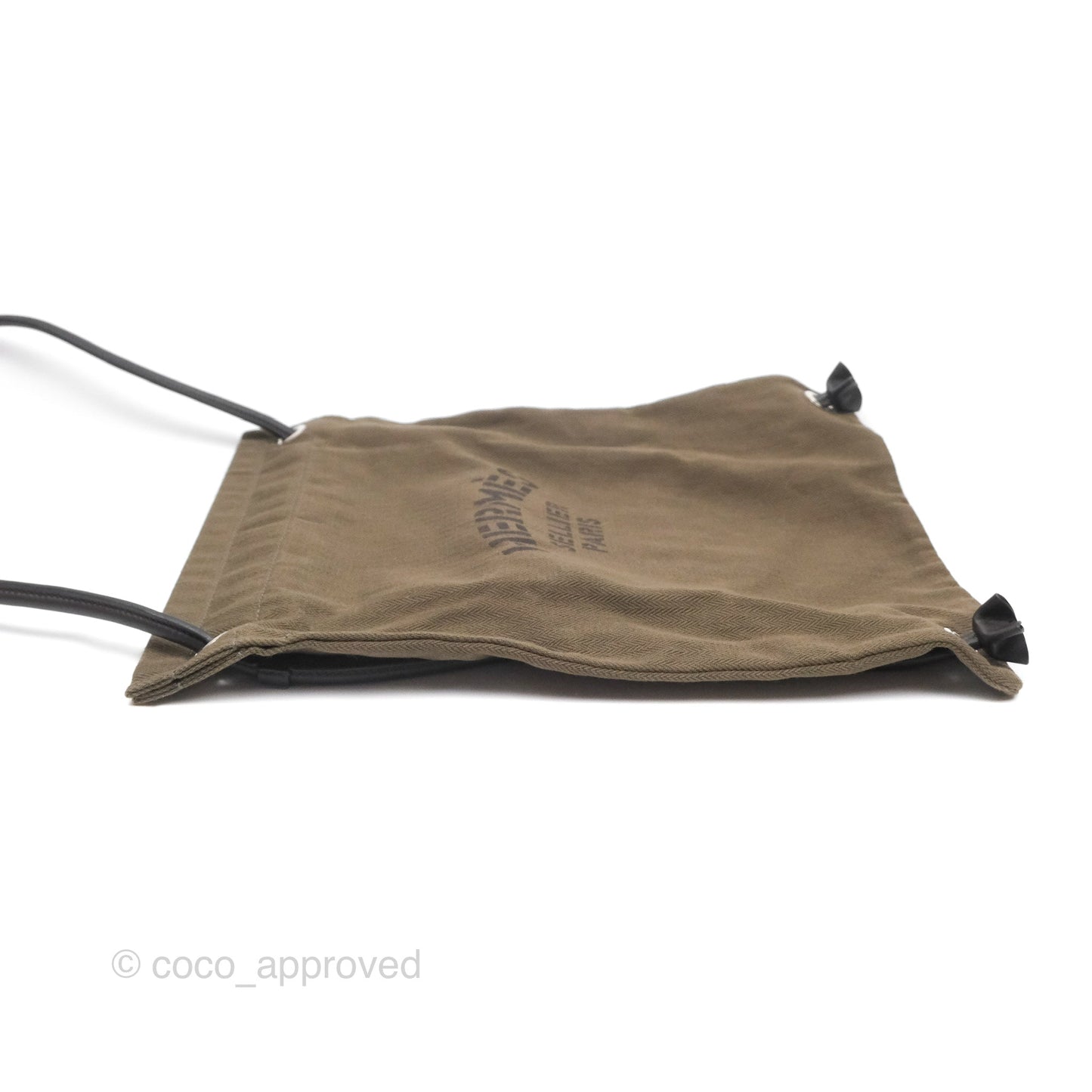 Hermès 2-way Maline Bag Khaki Canvas