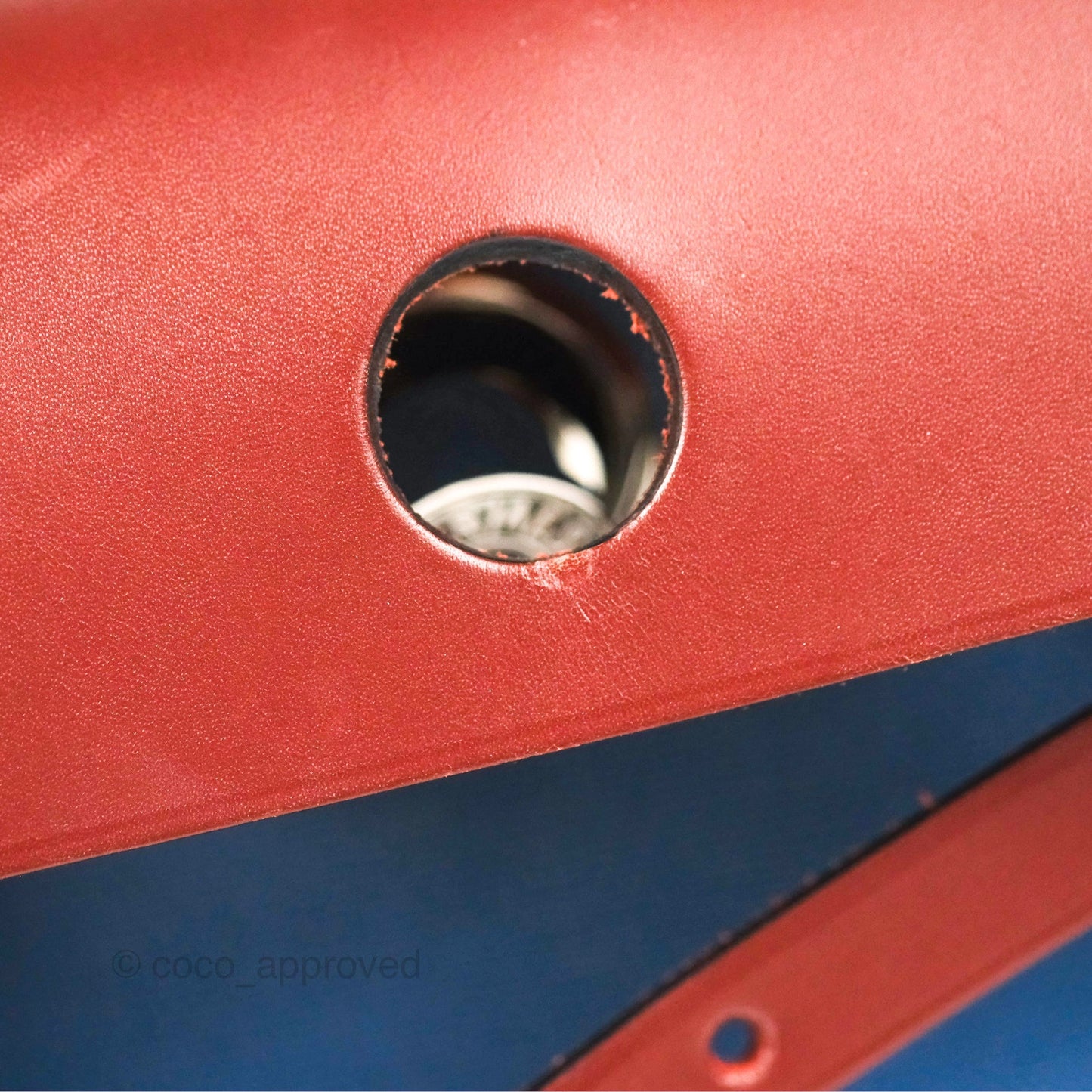 Hermès Herbag Zip 31 Rouge H/Bleu Agate Canvas Palladium Hardware