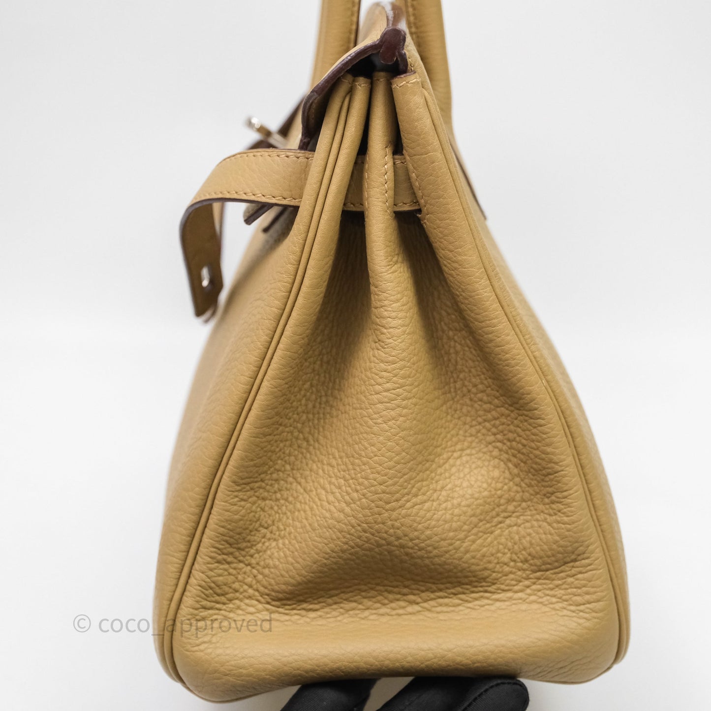 Hermès Birkin 30 Tabac-Camel 24 Togo Palladium Hardware