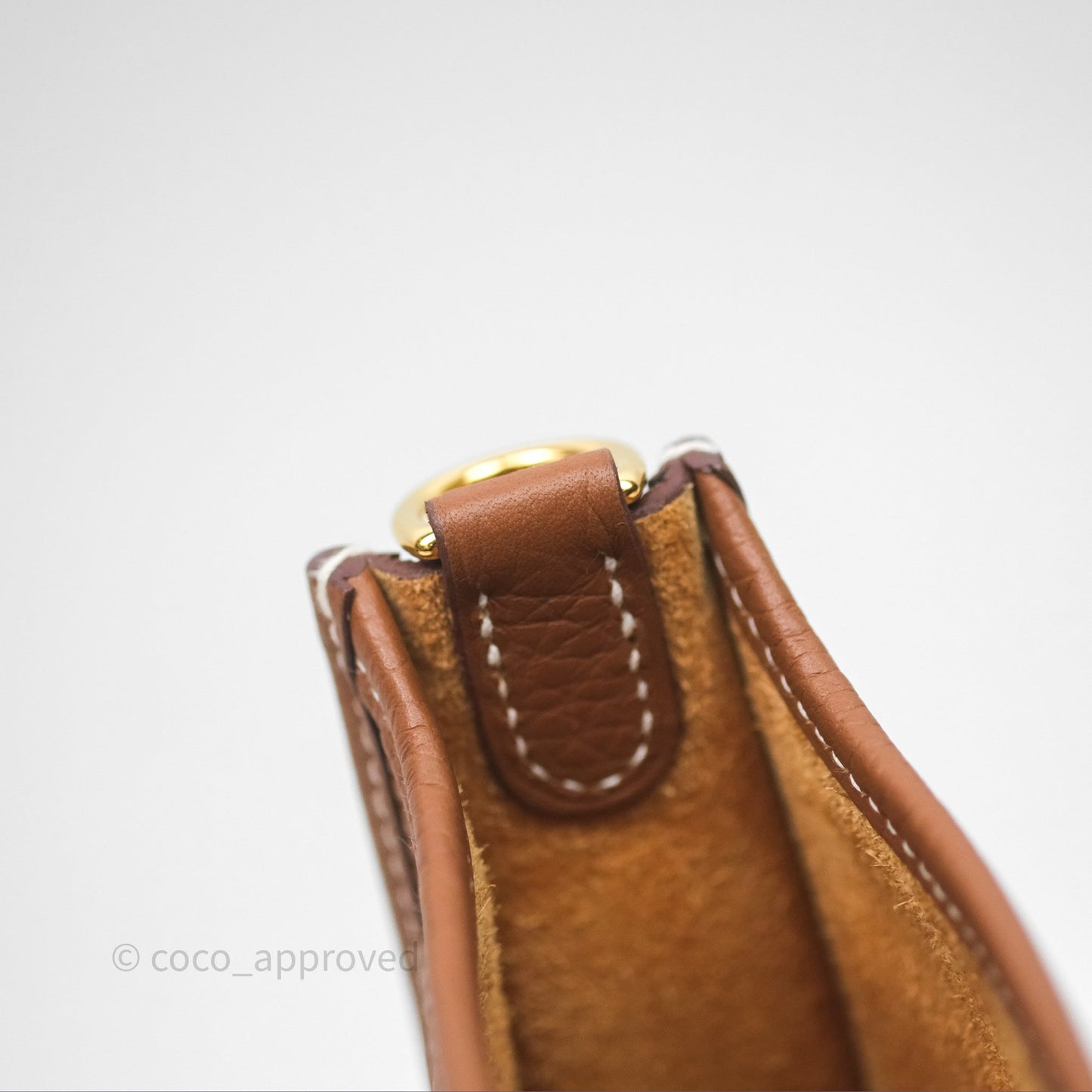 Hermès Mini Evelyne 16 Gold 37 Clemence Gold Hardware
