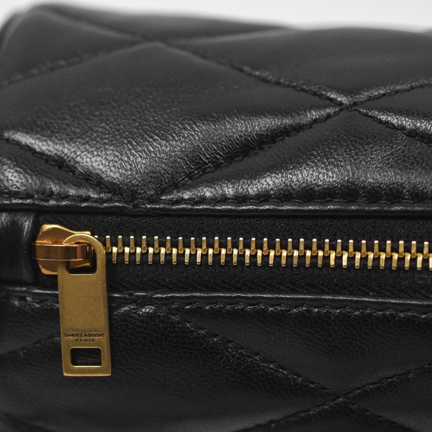 Saint Laurent Mini Sade Tube Shoulder Bag Black Lambskin