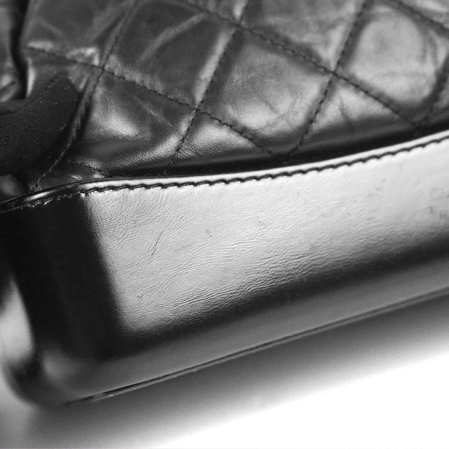 Chanel Medium Gabrielle Backpack Black Aged Calfskin