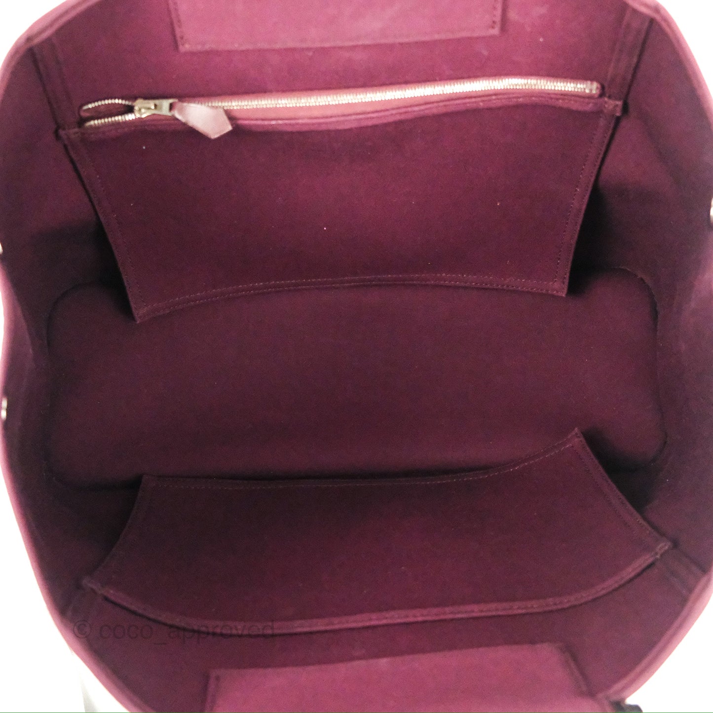 Hermès Cabag Elan Bag Purple Canvas