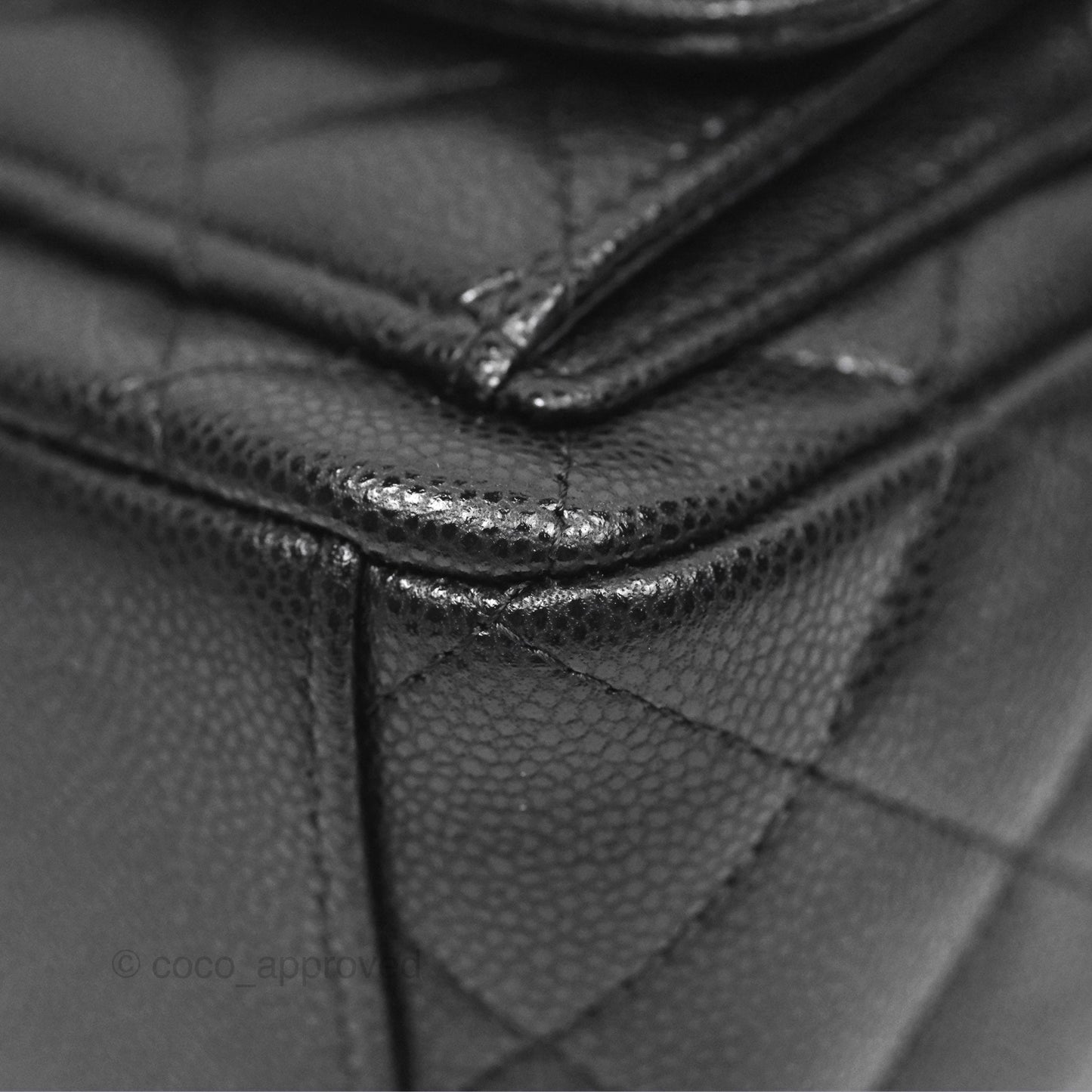 Chanel Classic Mini Backpack Black Caviar Silver Hardware
