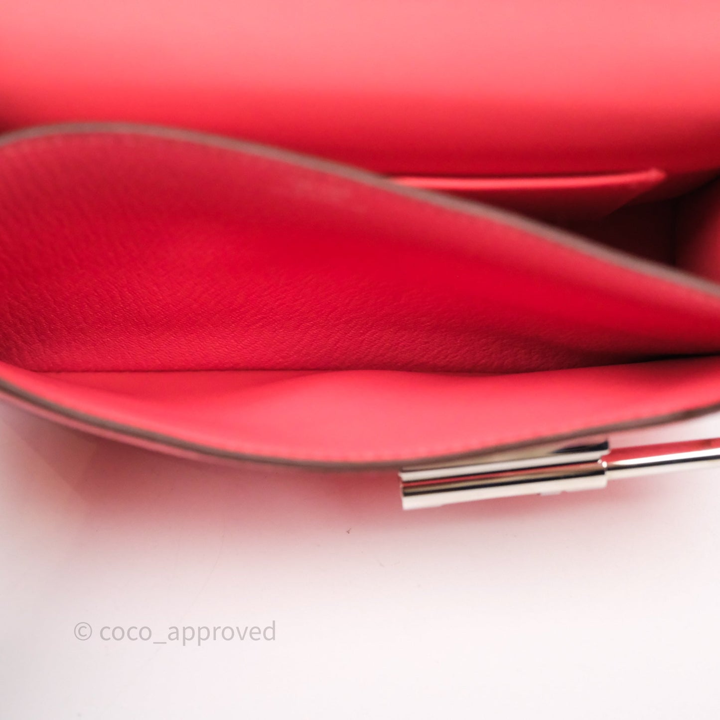 Hermès Mini Verrou Chaine Bag Rose Lipstick U5 Chevre Mysore Palladium Hardware