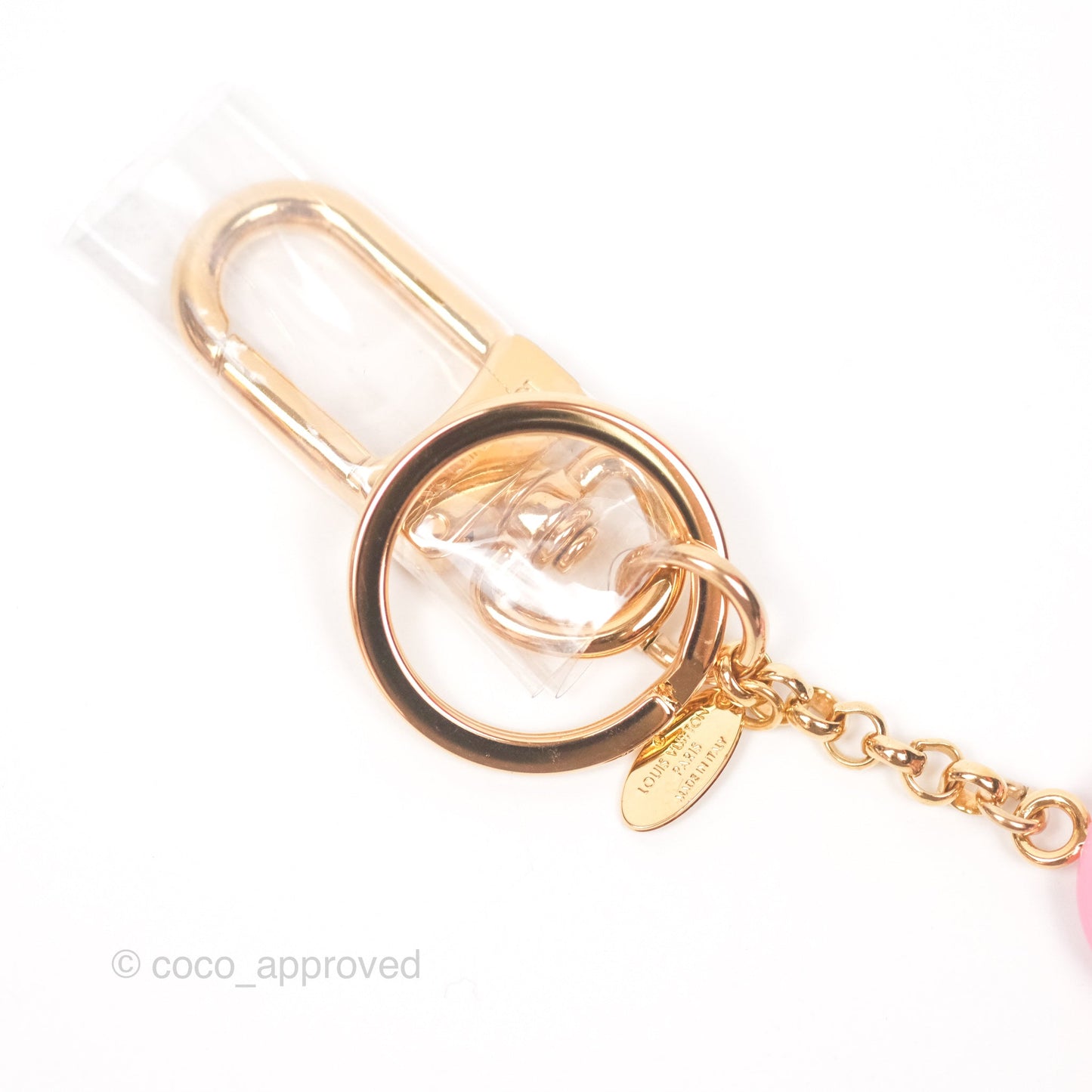 Louis Vuitton Vivienne Bag Charm Pink Monogram