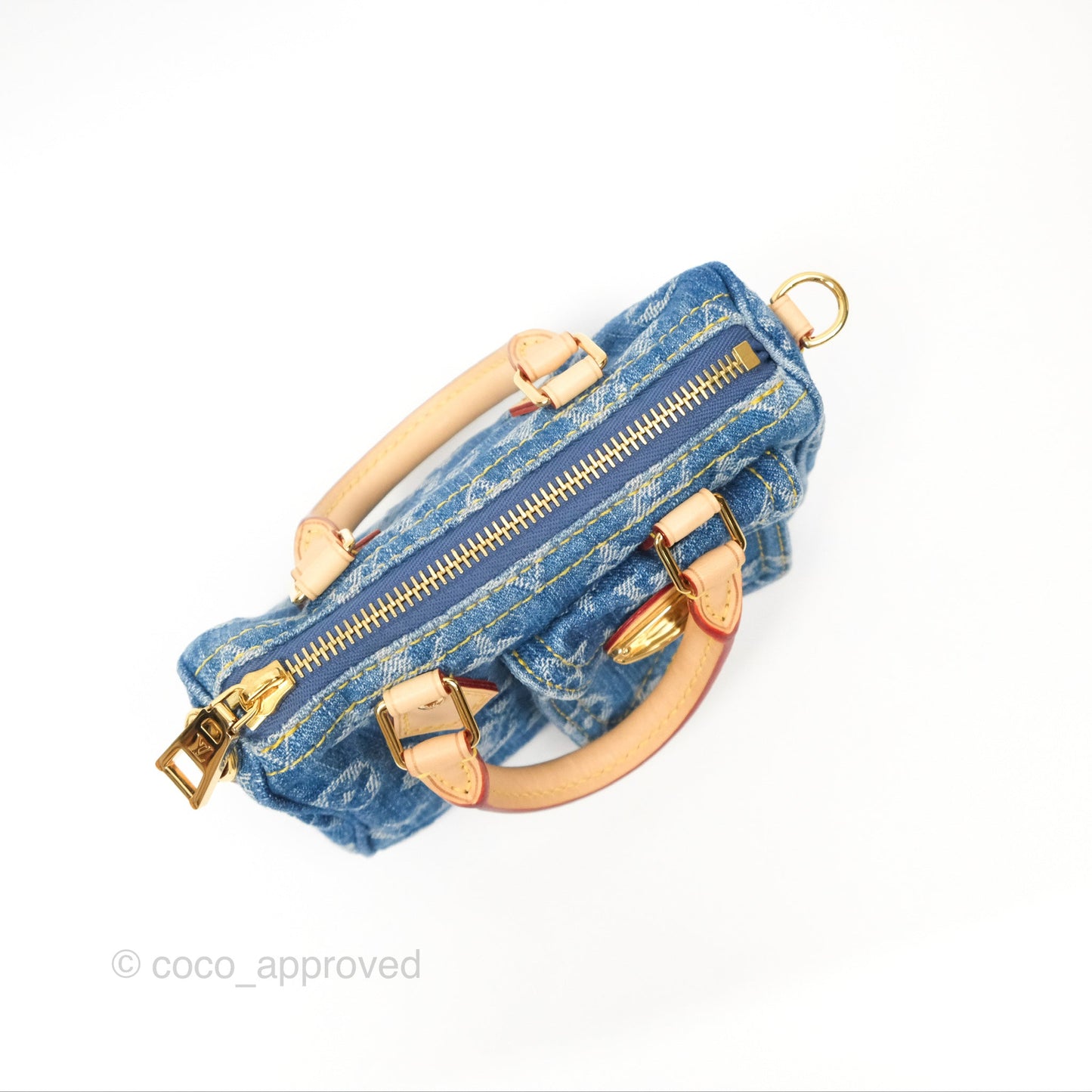 Louis Vuitton Nano Speedy Washed Denim Monogram
