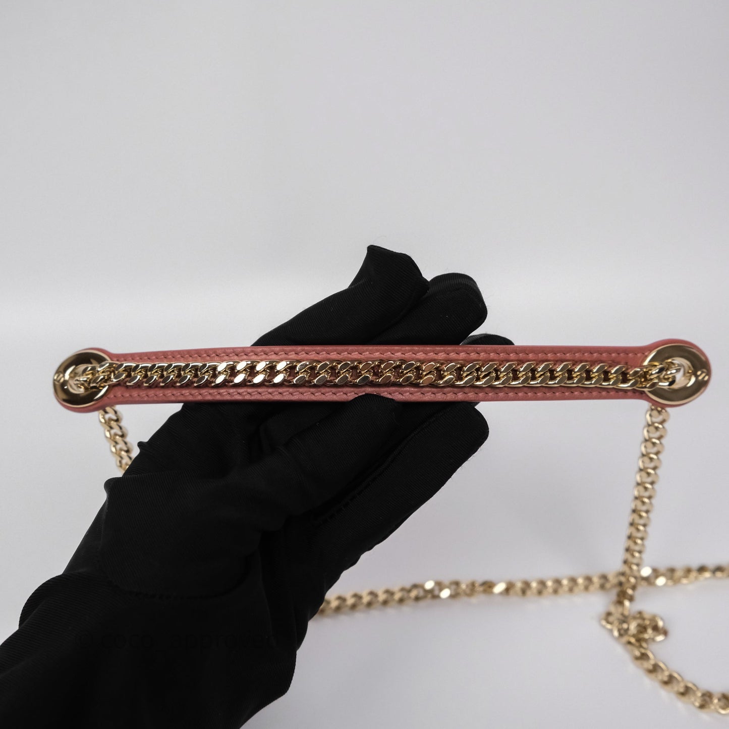Dior Mini Lady Dior Pink Velvet Cannage Crystal Charms Gold Hardware