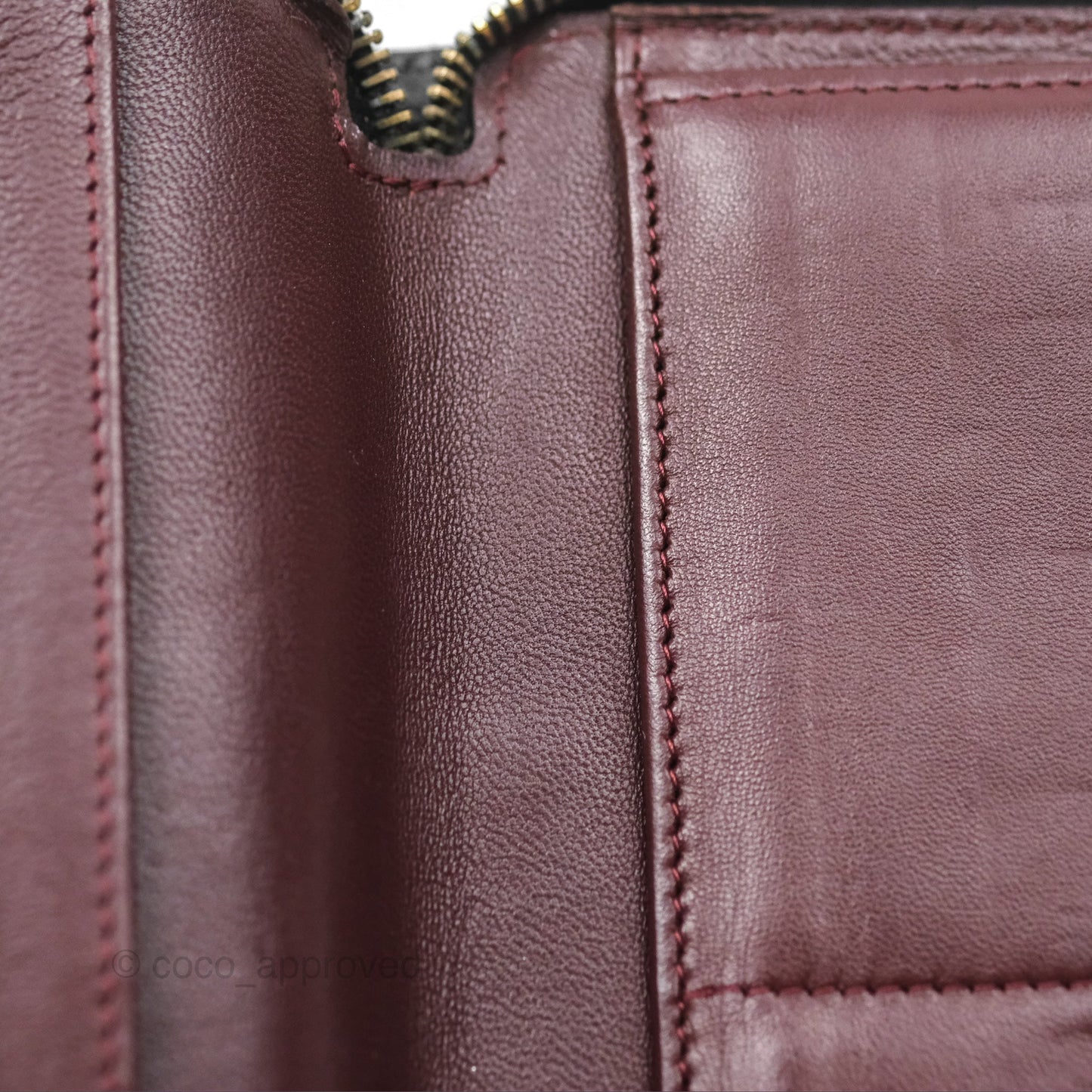 Chanel Zip Around Organiser Wallet Black Lambskin Gold Hardware