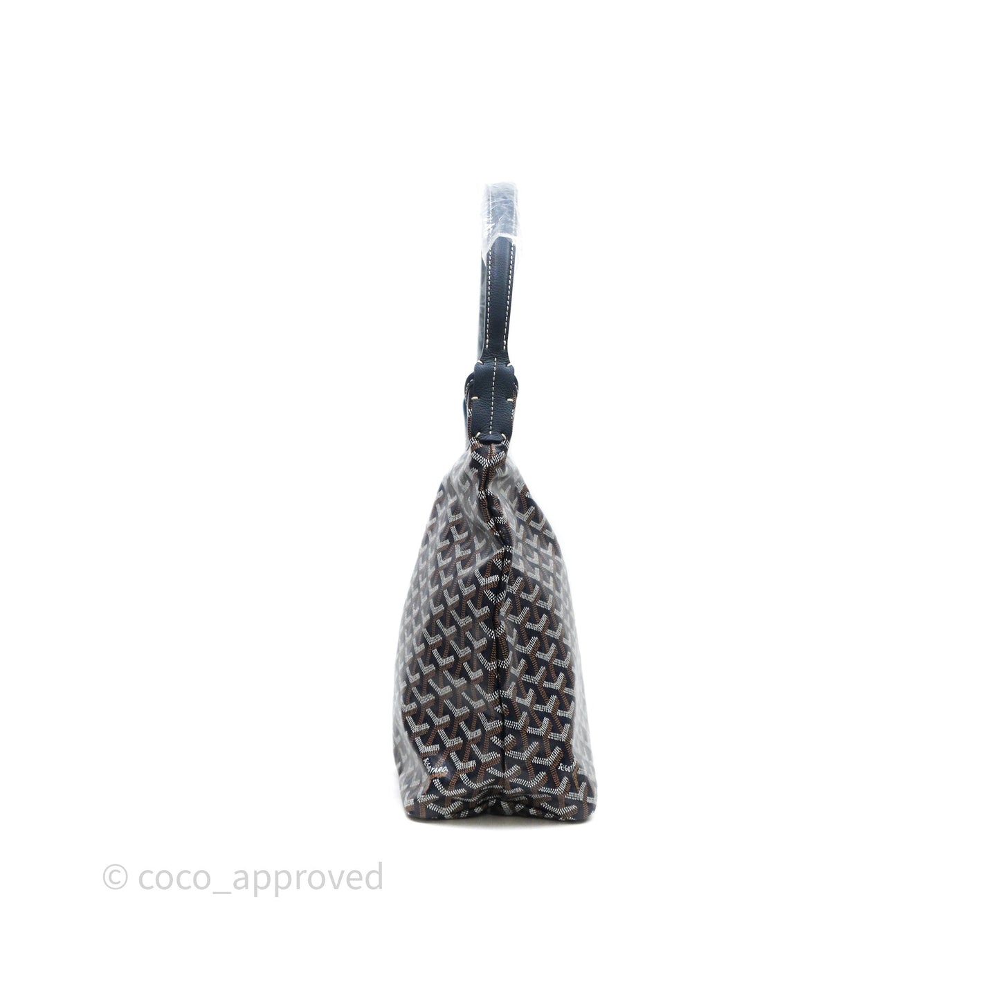 Goyard Bohème Hobo Bag Navy Goyardine Canvas
