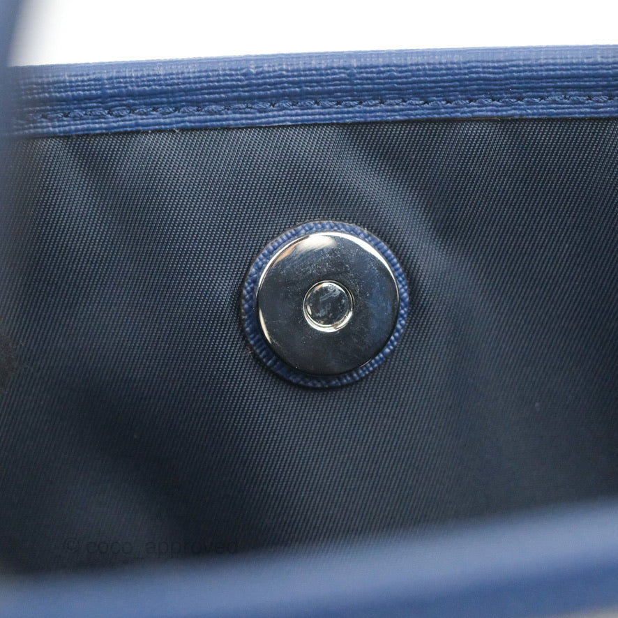 Gucci Tote Bag GG Supreme Monogram Stars Navy