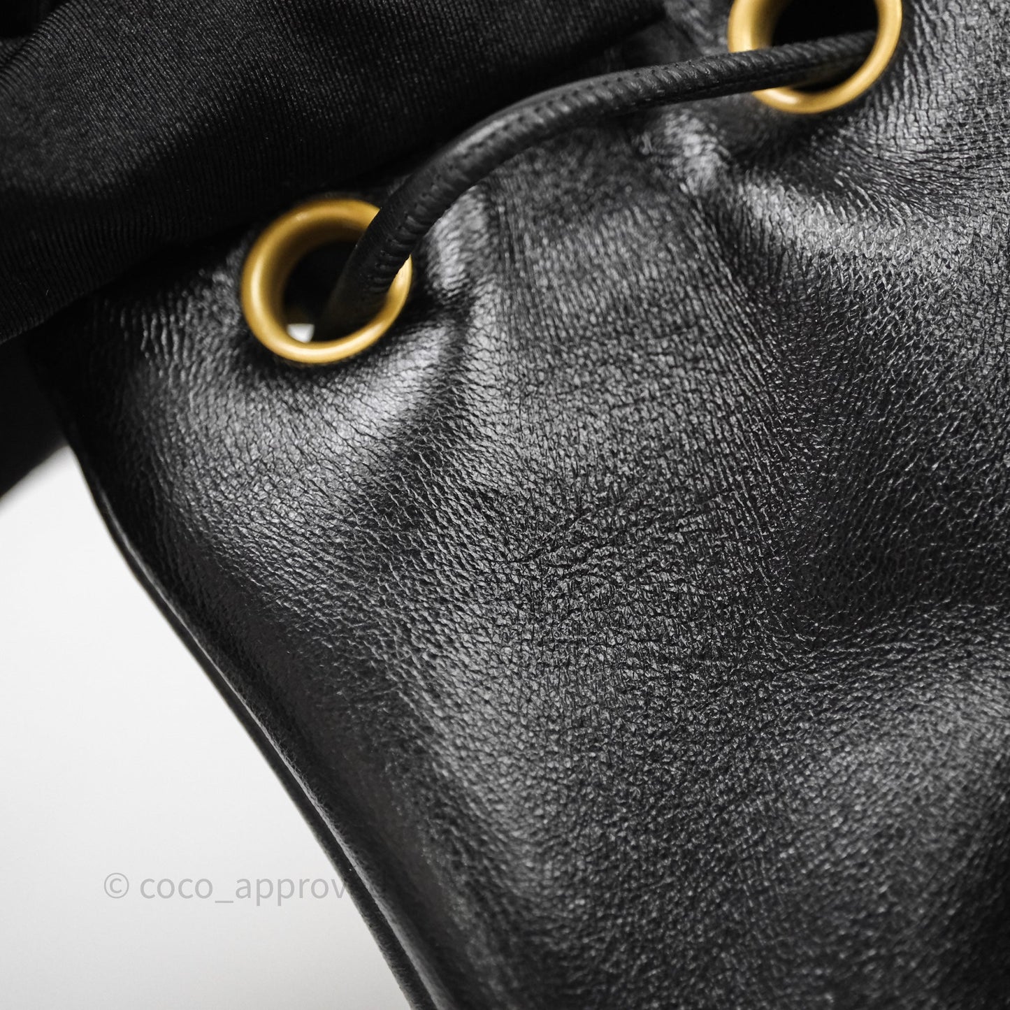 Chanel Duma Backpack Black Tweed Aged Gold Hardware