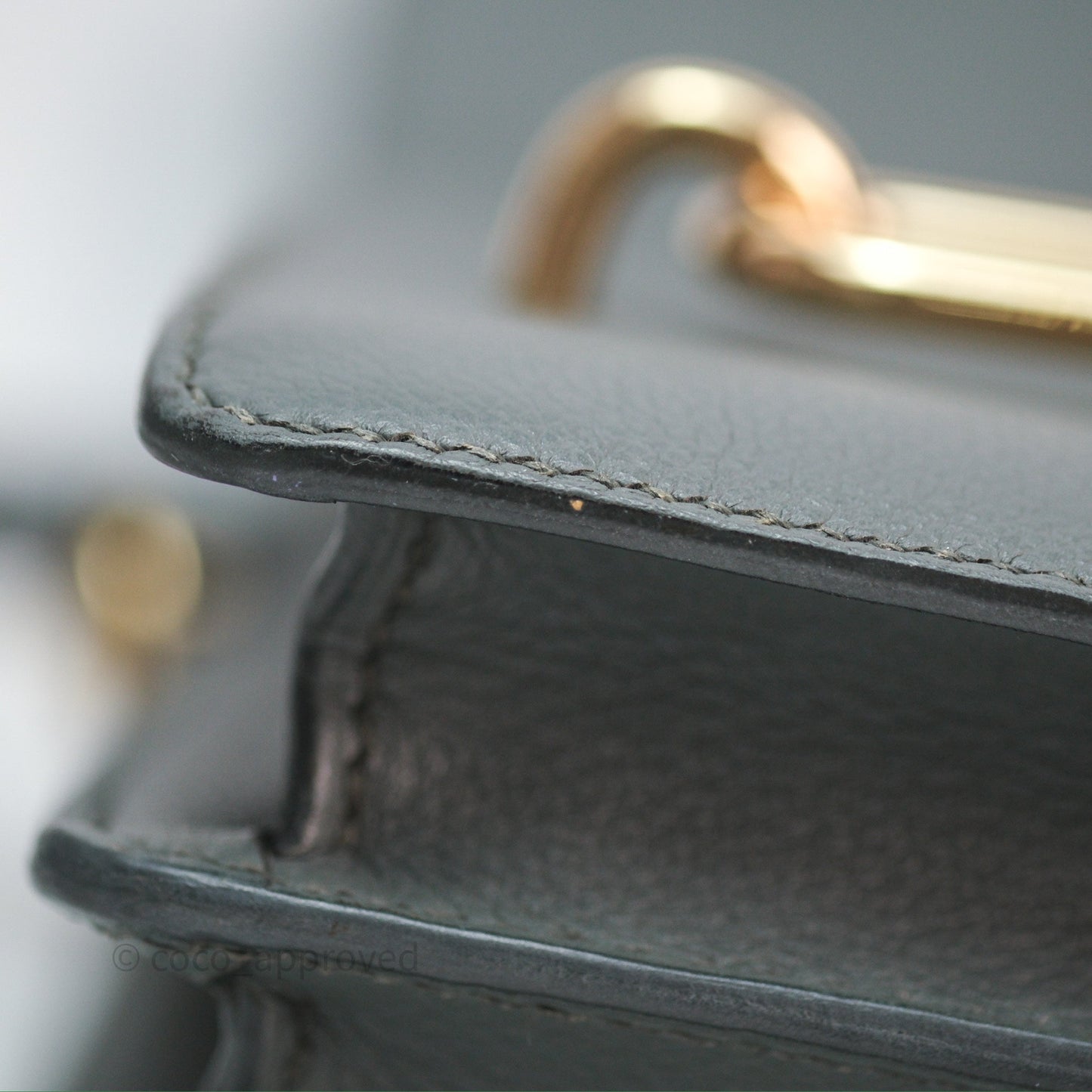 Hermès Roulis Mini 18 Vert Amancde 63 Evercolor Gold Hardware