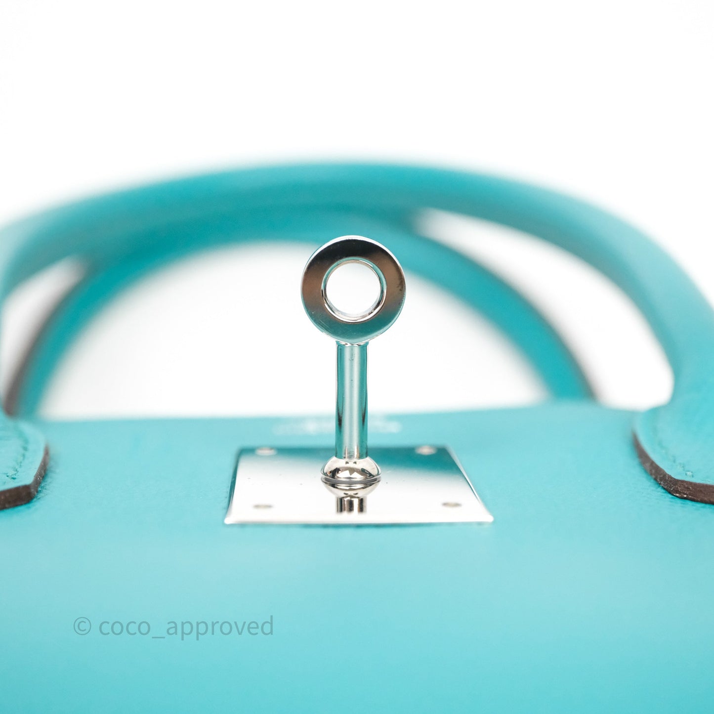 Hermès Birkin 30 Retourne Vert Verone U1 Epsom Palladium Hardware