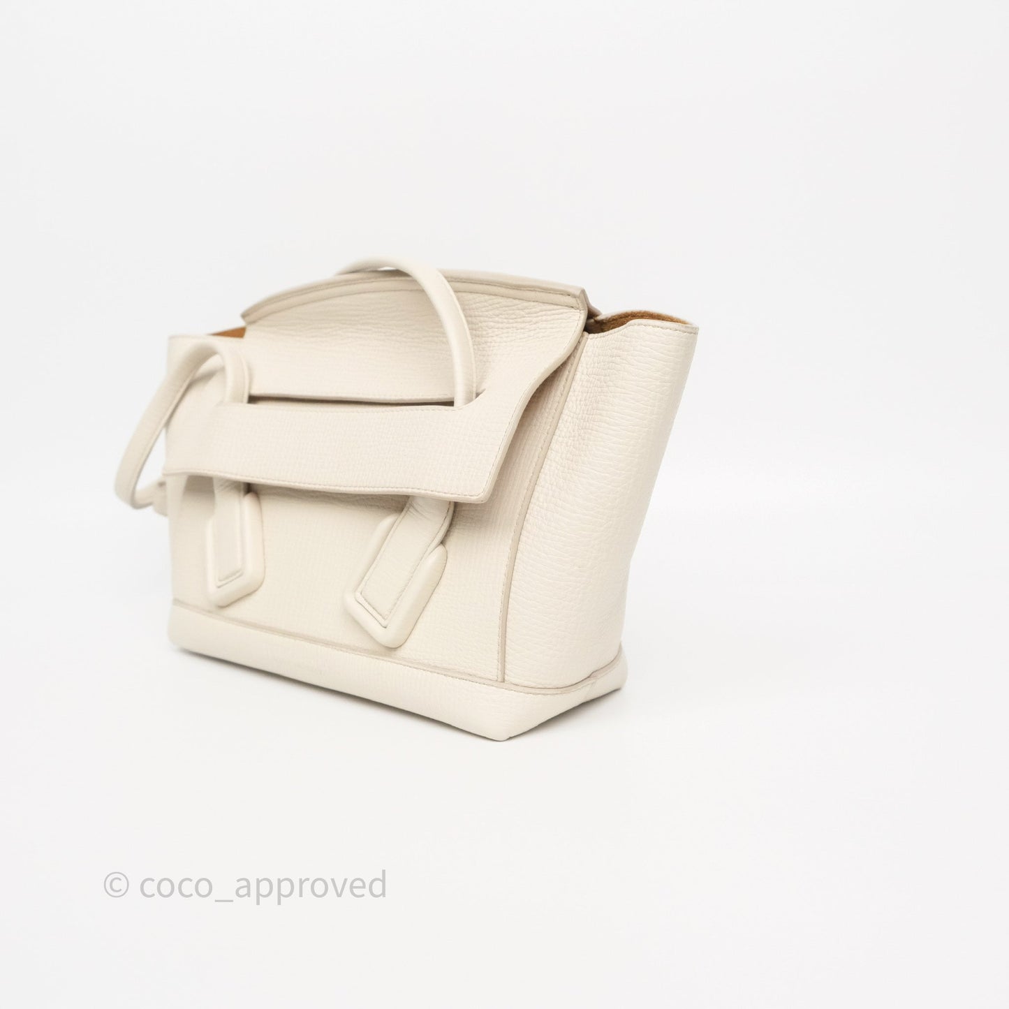Bottega Veneta Small Arco Plaster Grainy Calfskin