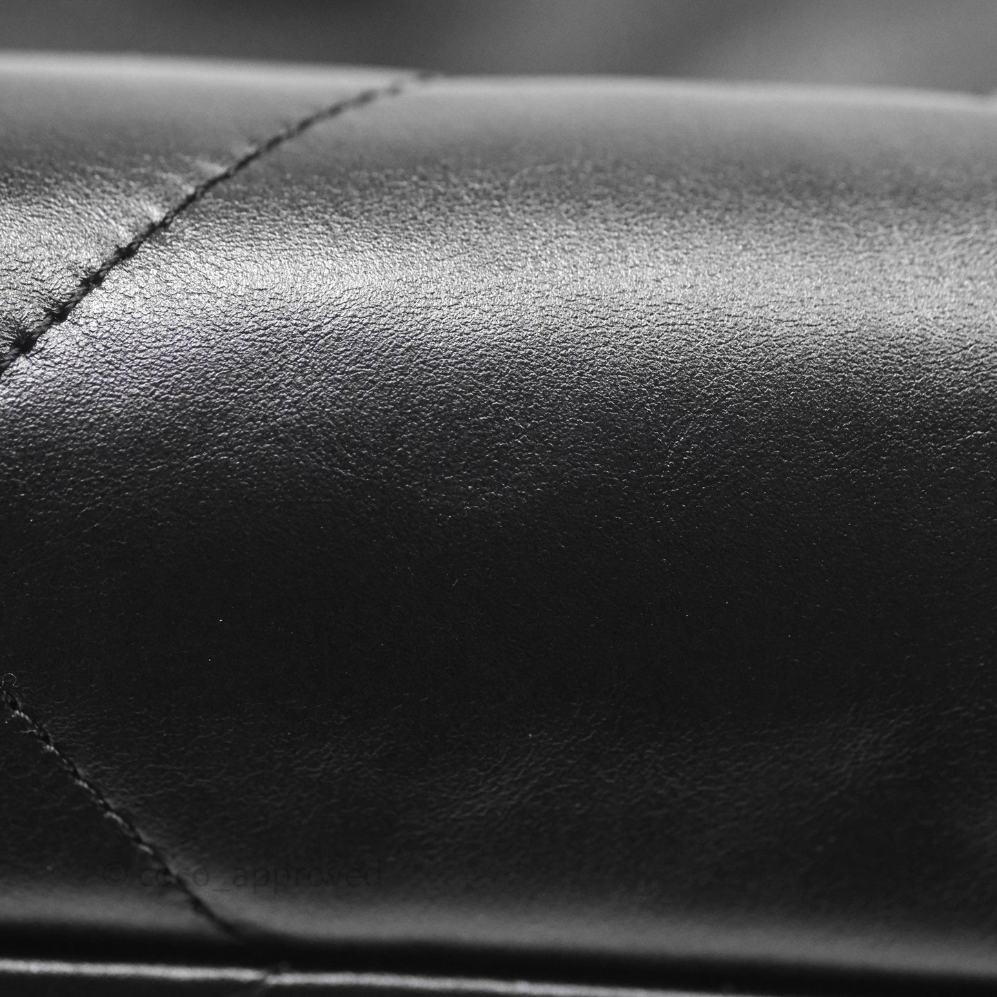 Chanel 22 Bag Small Black Shiny Calfskin Aged Gold Hardware
