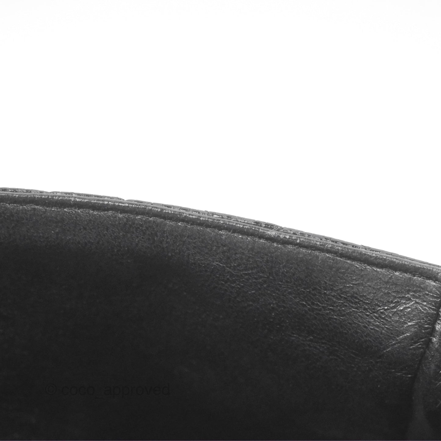 Chanel East West Flap Bag Black Caviar Silver Hardware